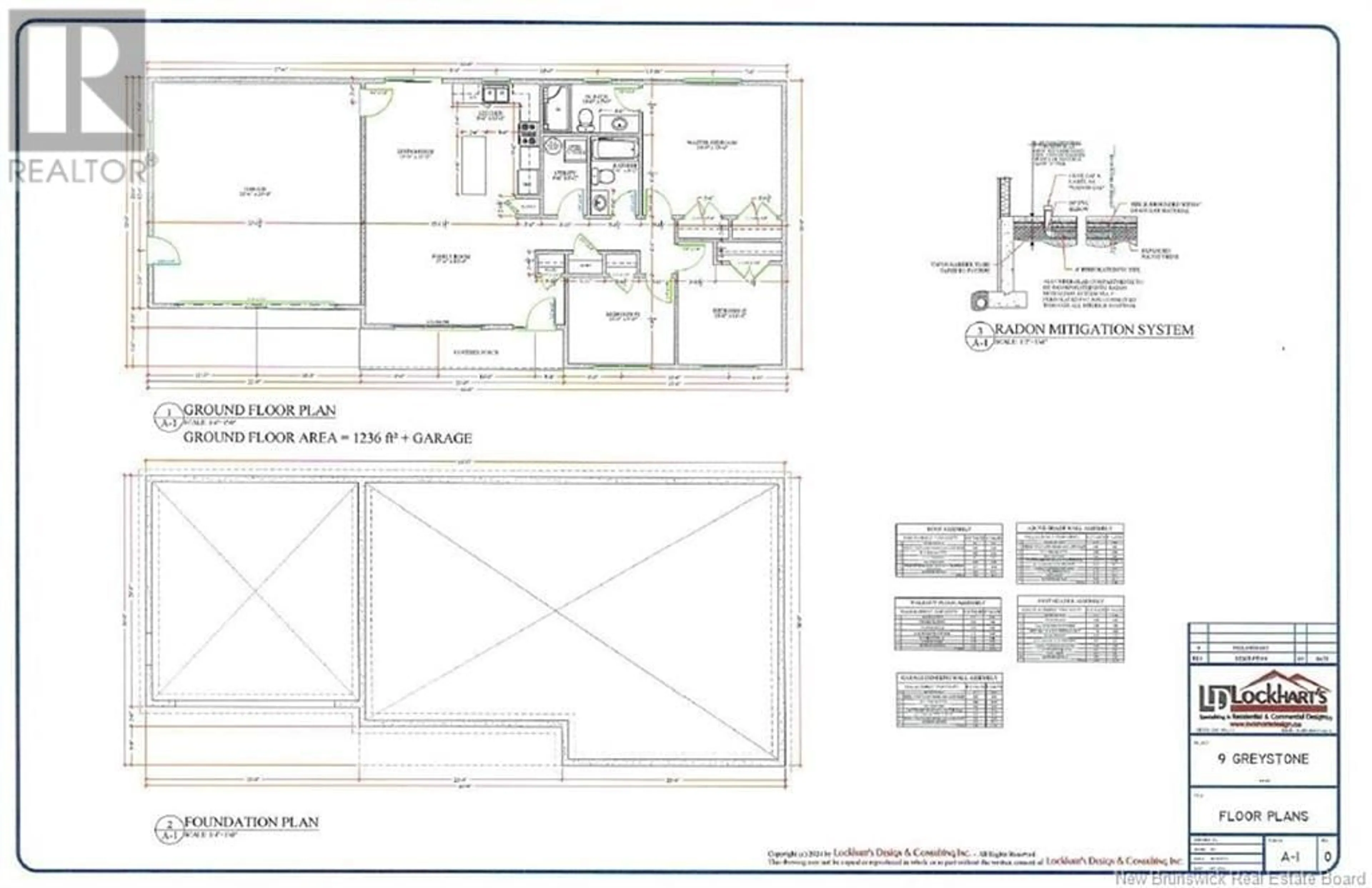 Floor plan for 9 Greystone Drive, Quispamsis New Brunswick E2G0H9