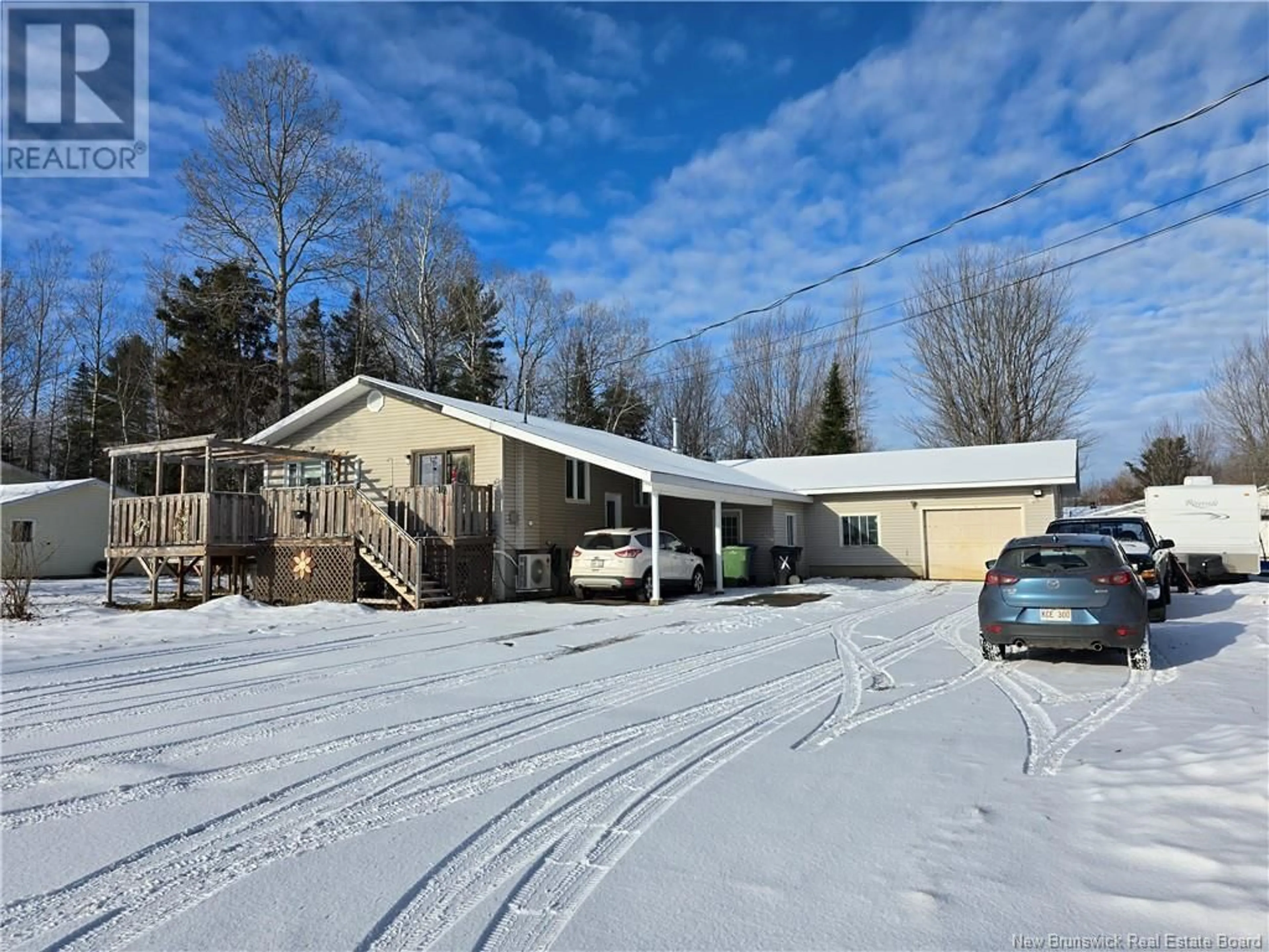 A pic from outside/outdoor area/front of a property/back of a property/a pic from drone, unknown for 18 Pine, South Tetagouche New Brunswick E2A4Z3