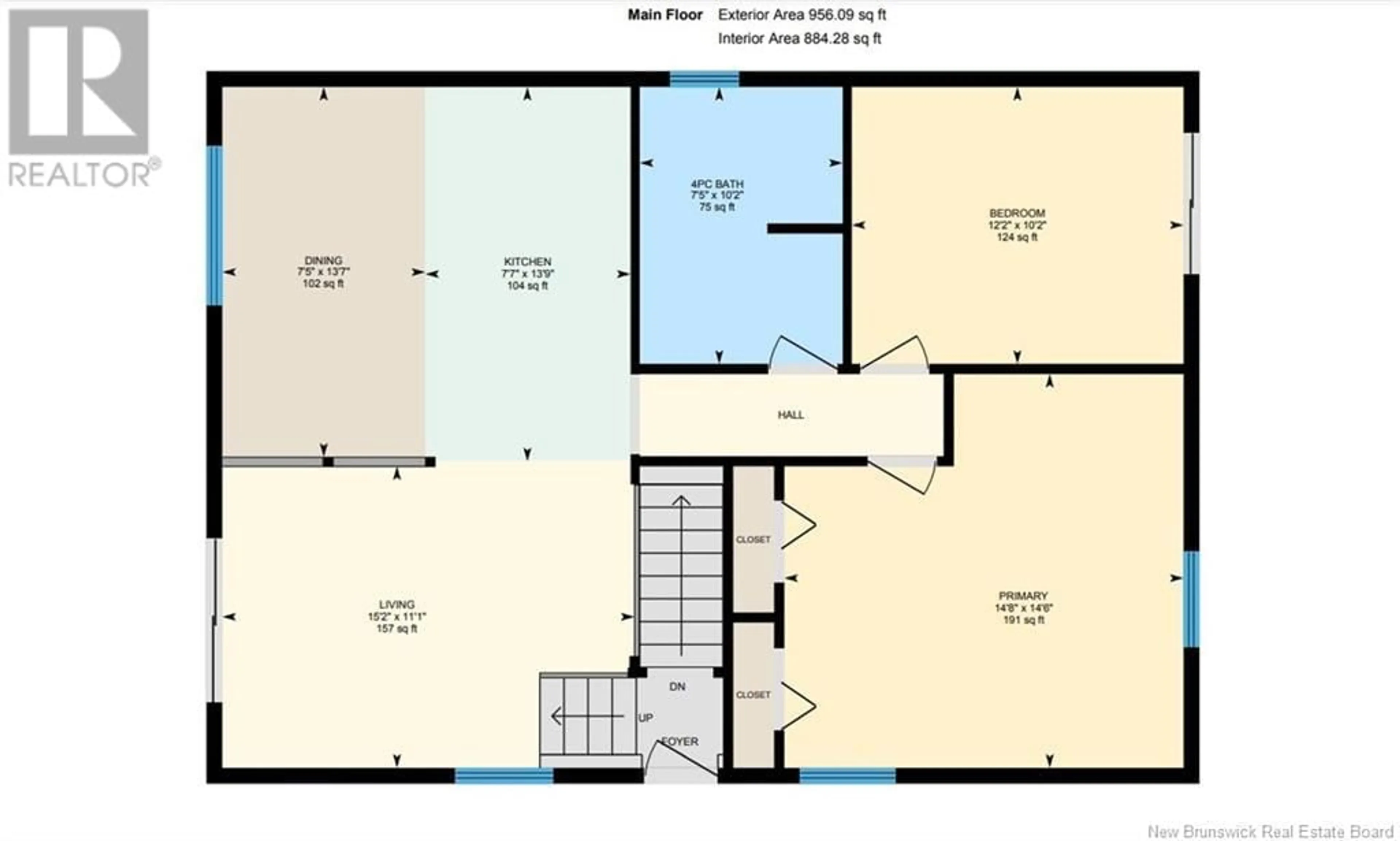 Floor plan for 18 Pine, South Tetagouche New Brunswick E2A4Z3