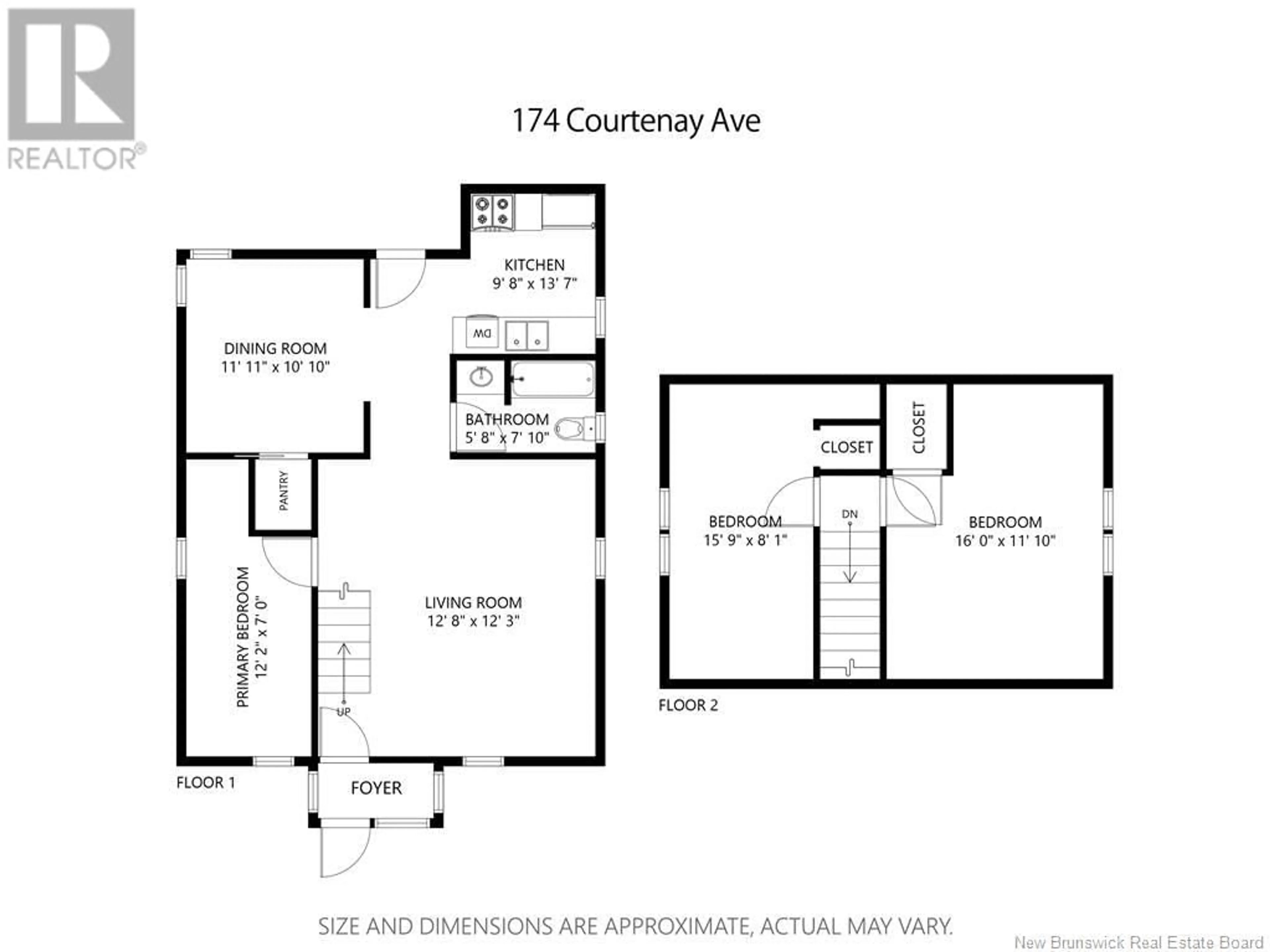 Floor plan for 174 Courtenay Avenue, Saint John New Brunswick E2J1N7