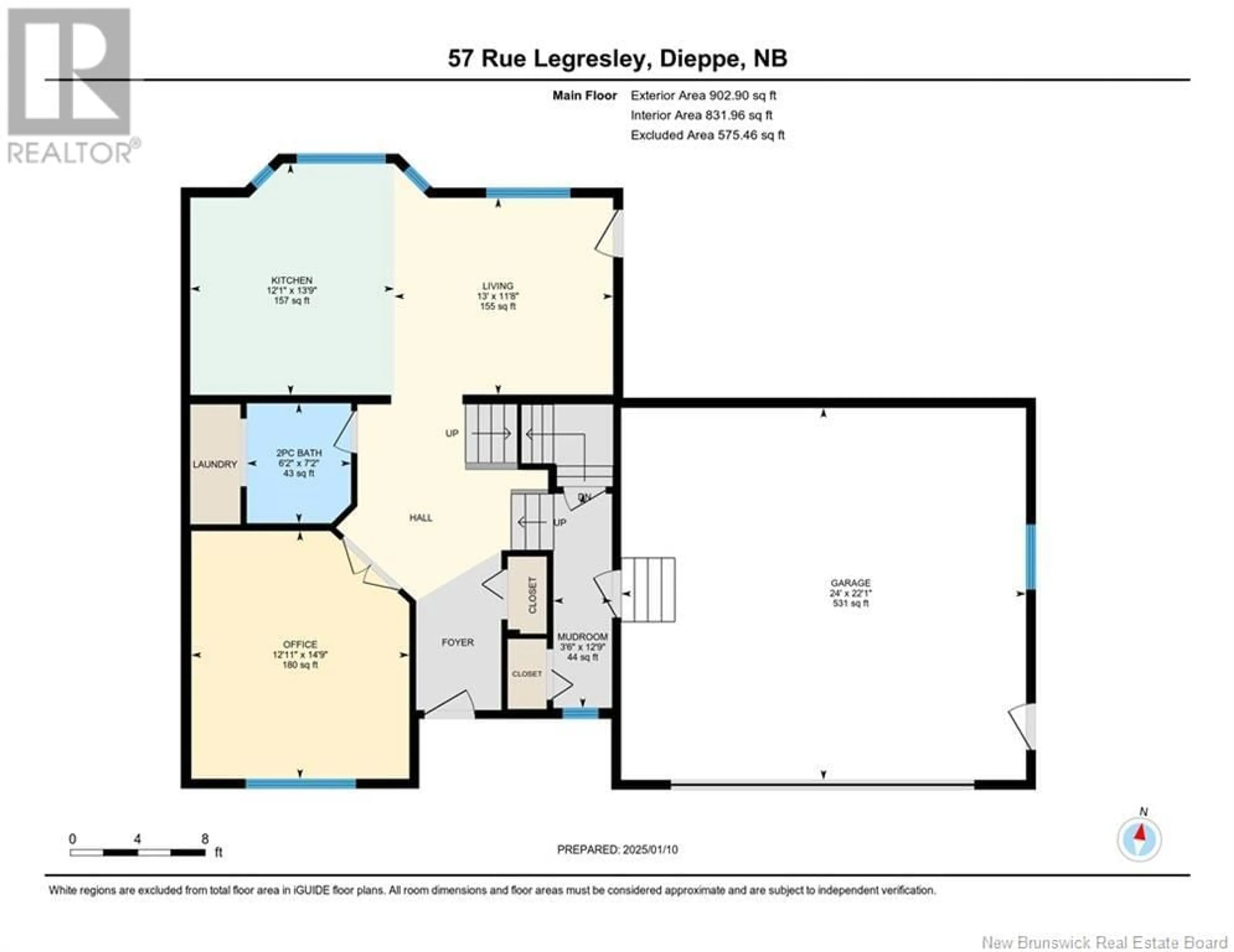 Floor plan for 57 Legresley Street, Dieppe New Brunswick E1A8E1