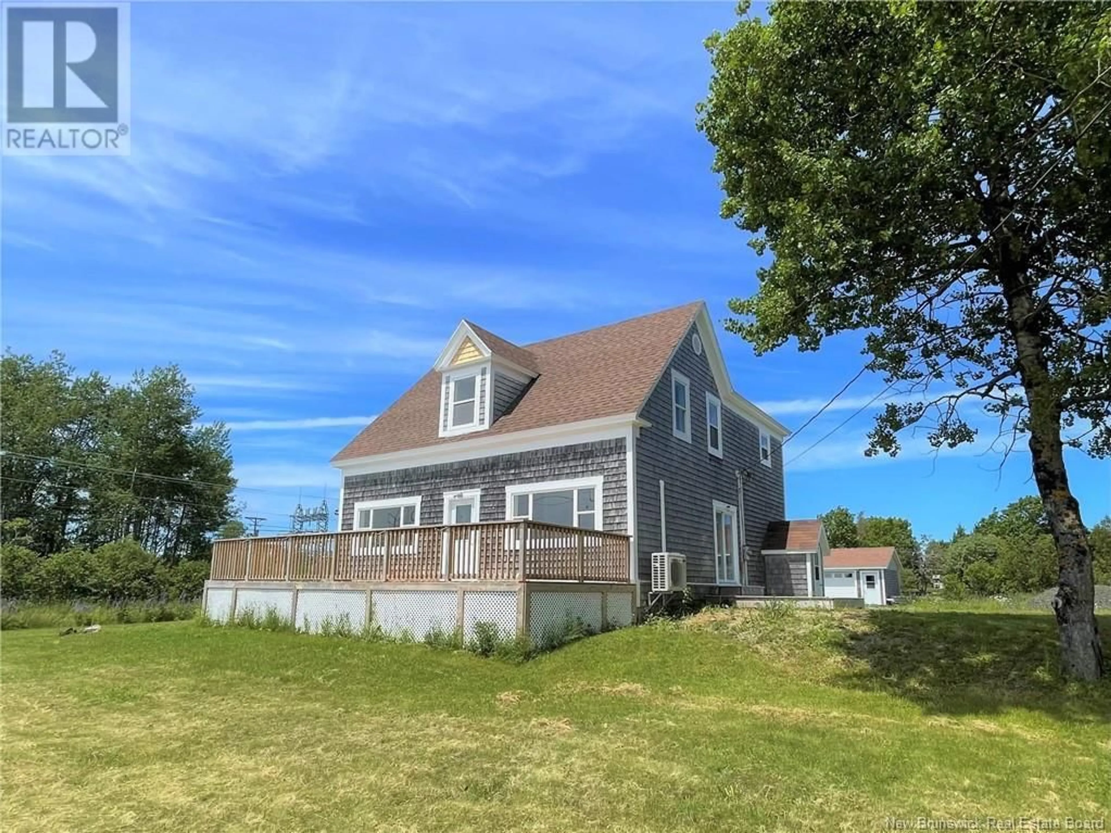 A pic from outside/outdoor area/front of a property/back of a property/a pic from drone, water/lake/river/ocean view for 1204 Route 776, Grand Manan New Brunswick E5G1G1