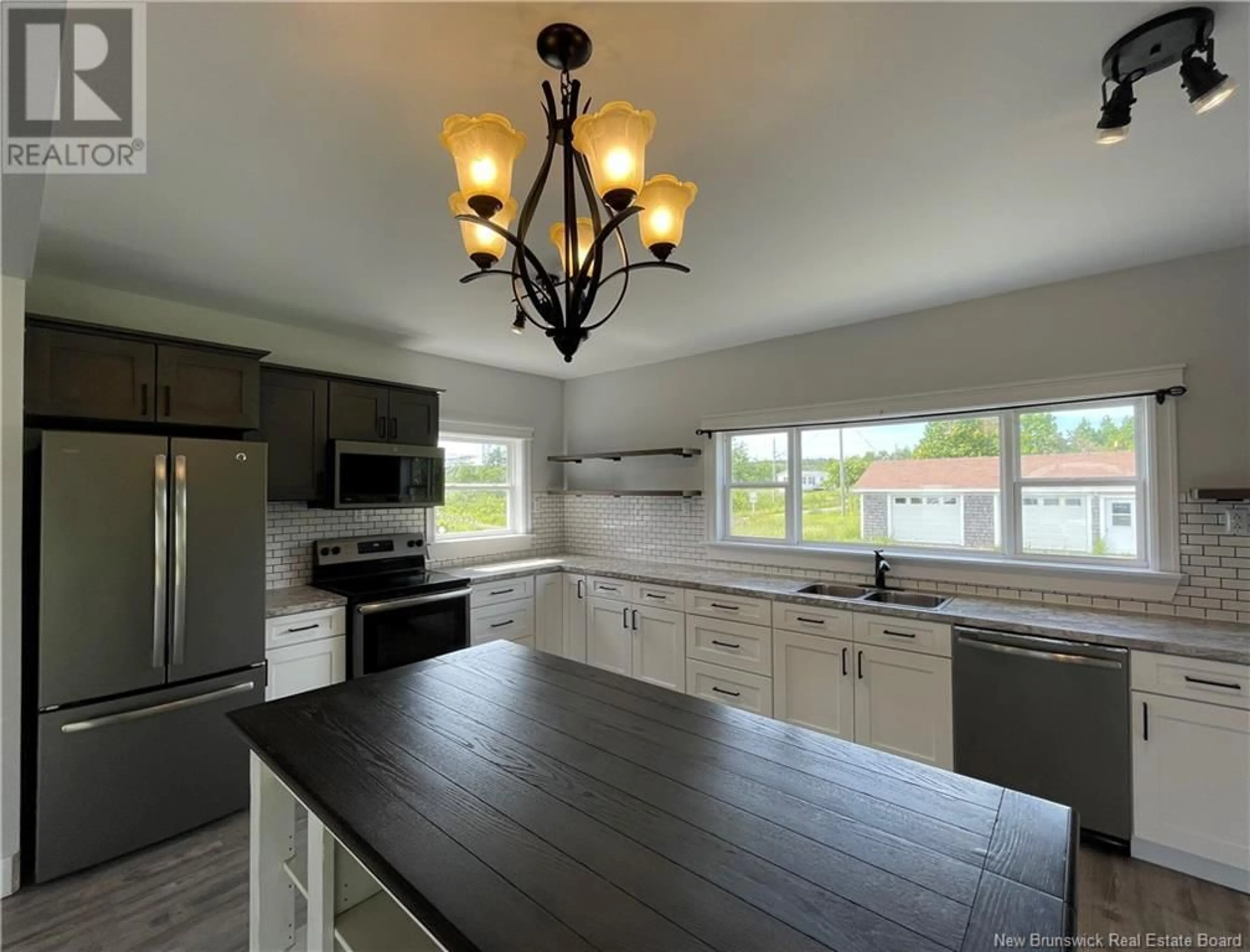 Open concept kitchen, ceramic/tile floor for 1204 Route 776, Grand Manan New Brunswick E5G1G1