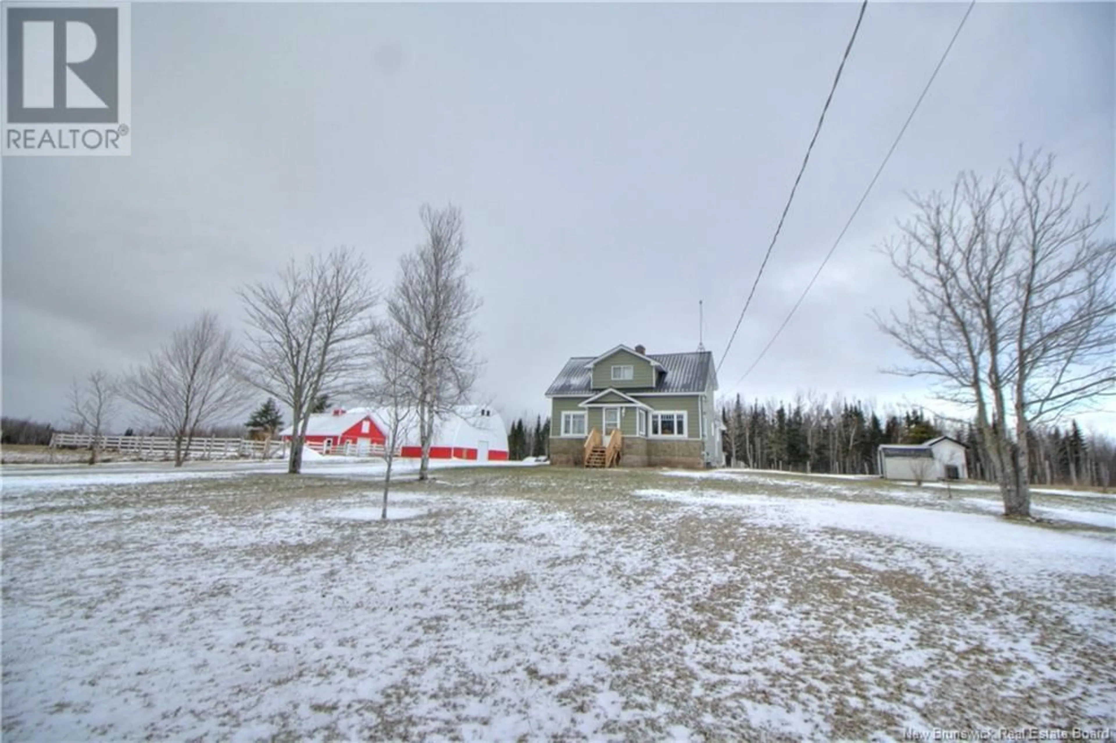 A pic from outside/outdoor area/front of a property/back of a property/a pic from drone, street for 4264 Route 515, Sainte-Marie-De-Kent New Brunswick E4S5H9