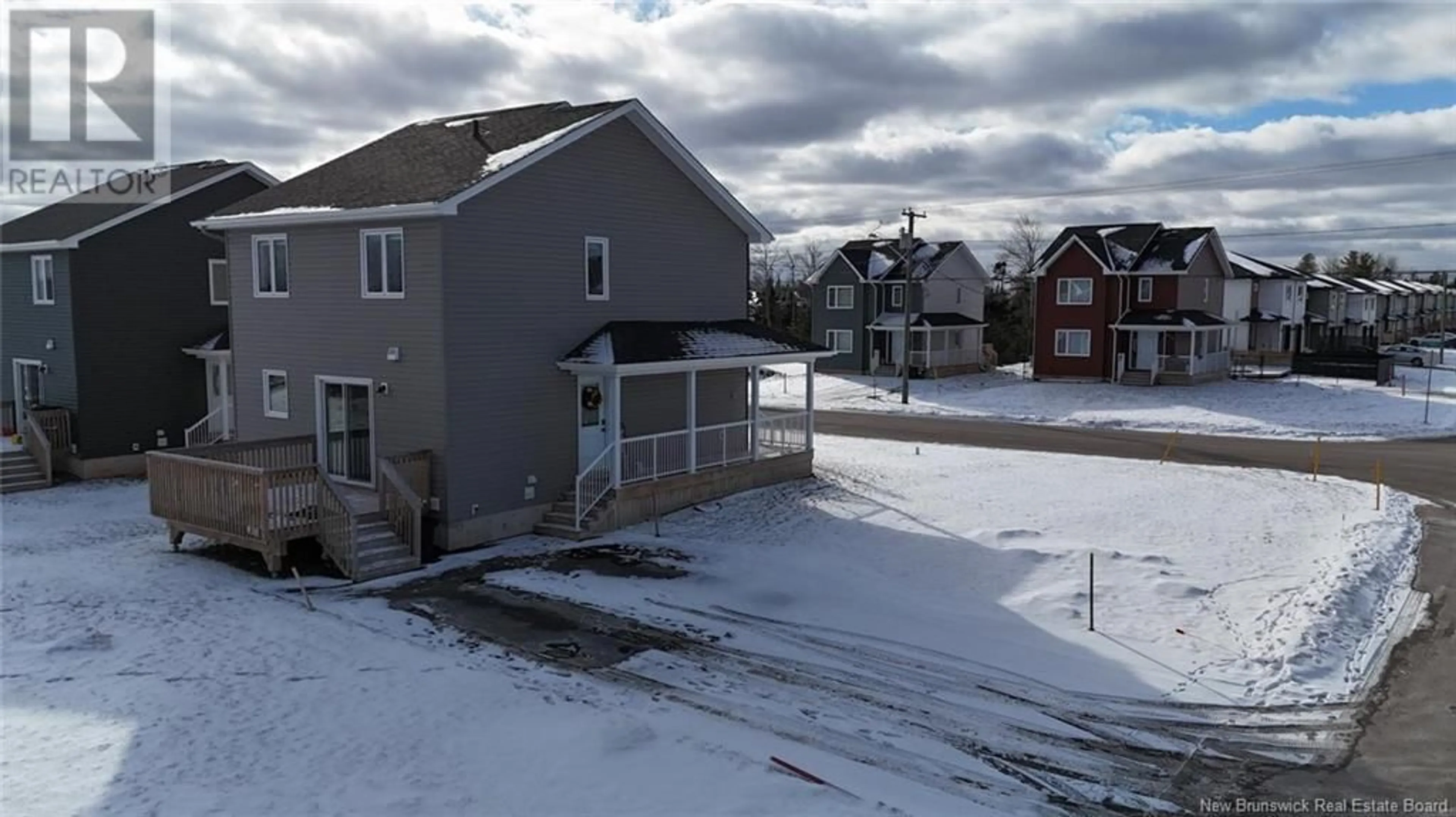 A pic from outside/outdoor area/front of a property/back of a property/a pic from drone, unknown for 218 Falcon Dr Drive, Moncton New Brunswick E1G0H8