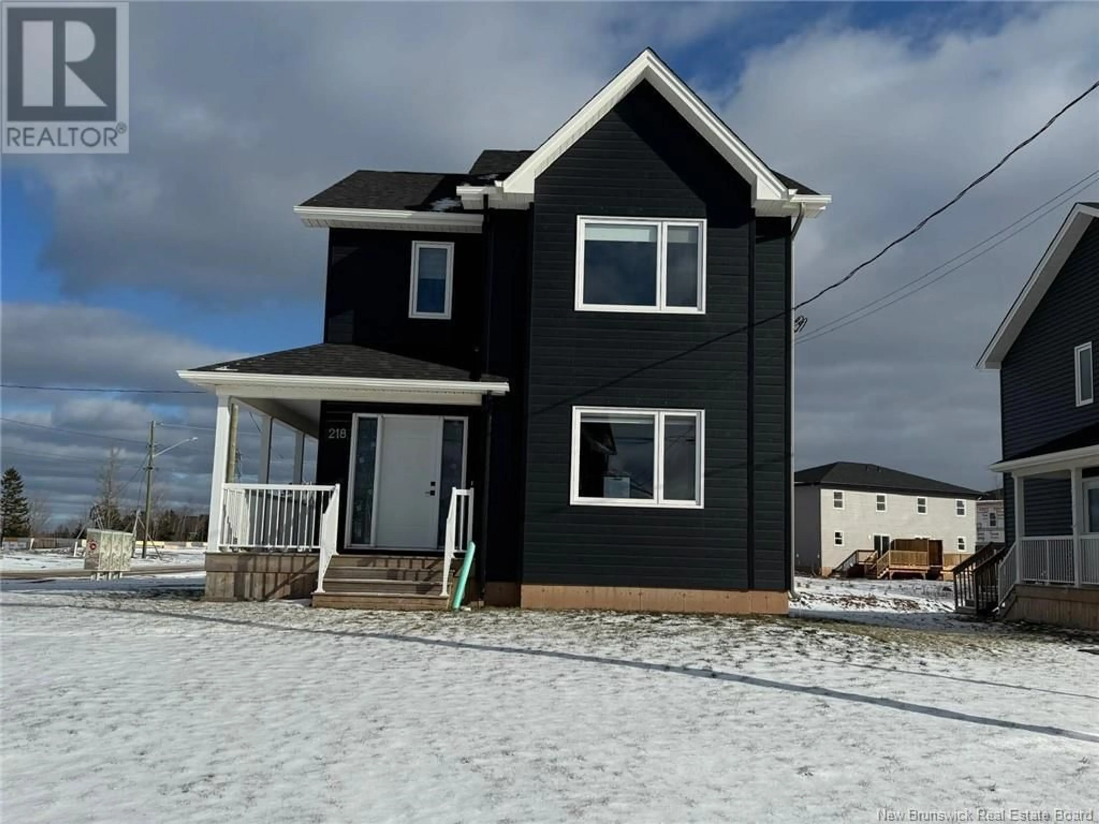 Home with vinyl exterior material, building for 218 Falcon Drive, Moncton New Brunswick E1G0H8