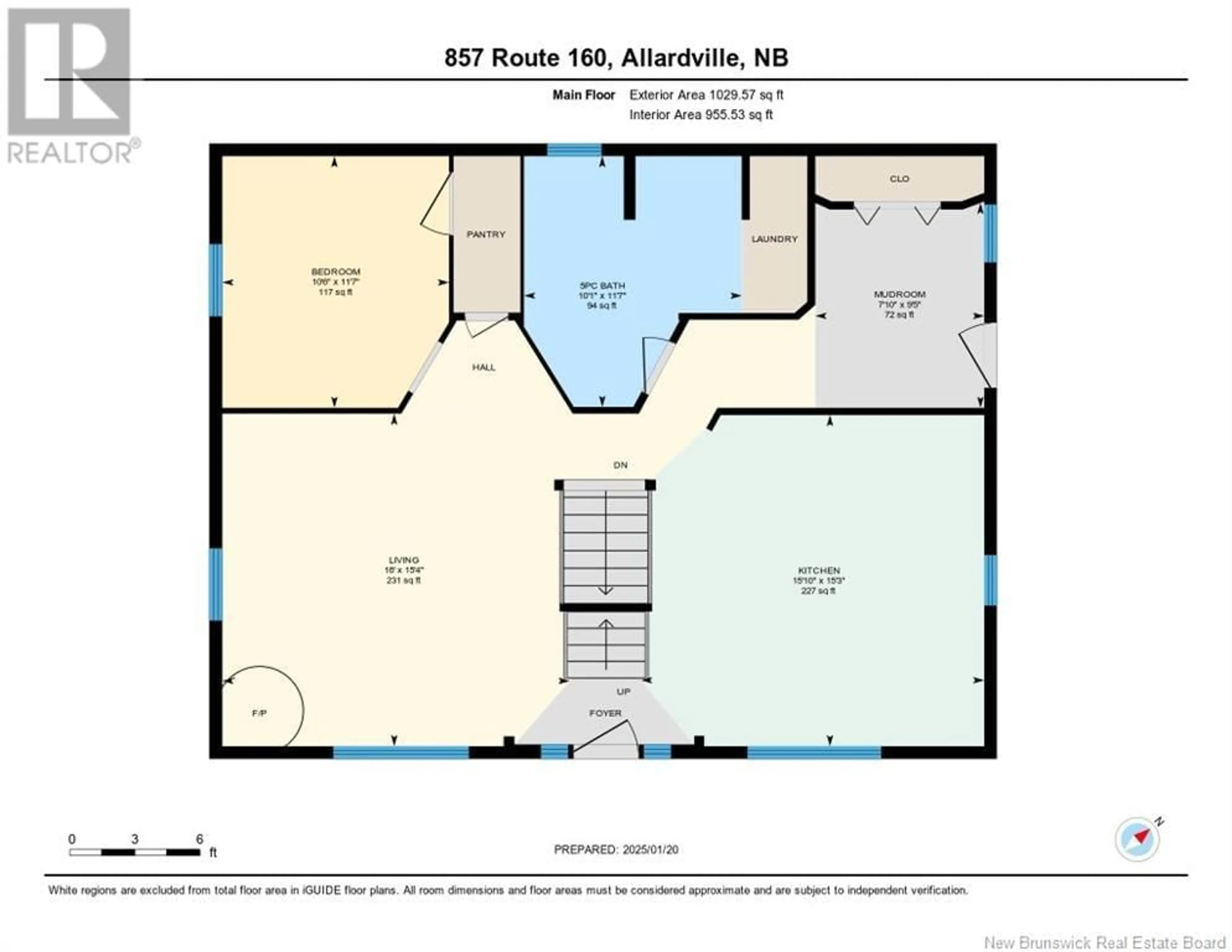 Floor plan for 857 Route 160, Allardville New Brunswick E8L1L1