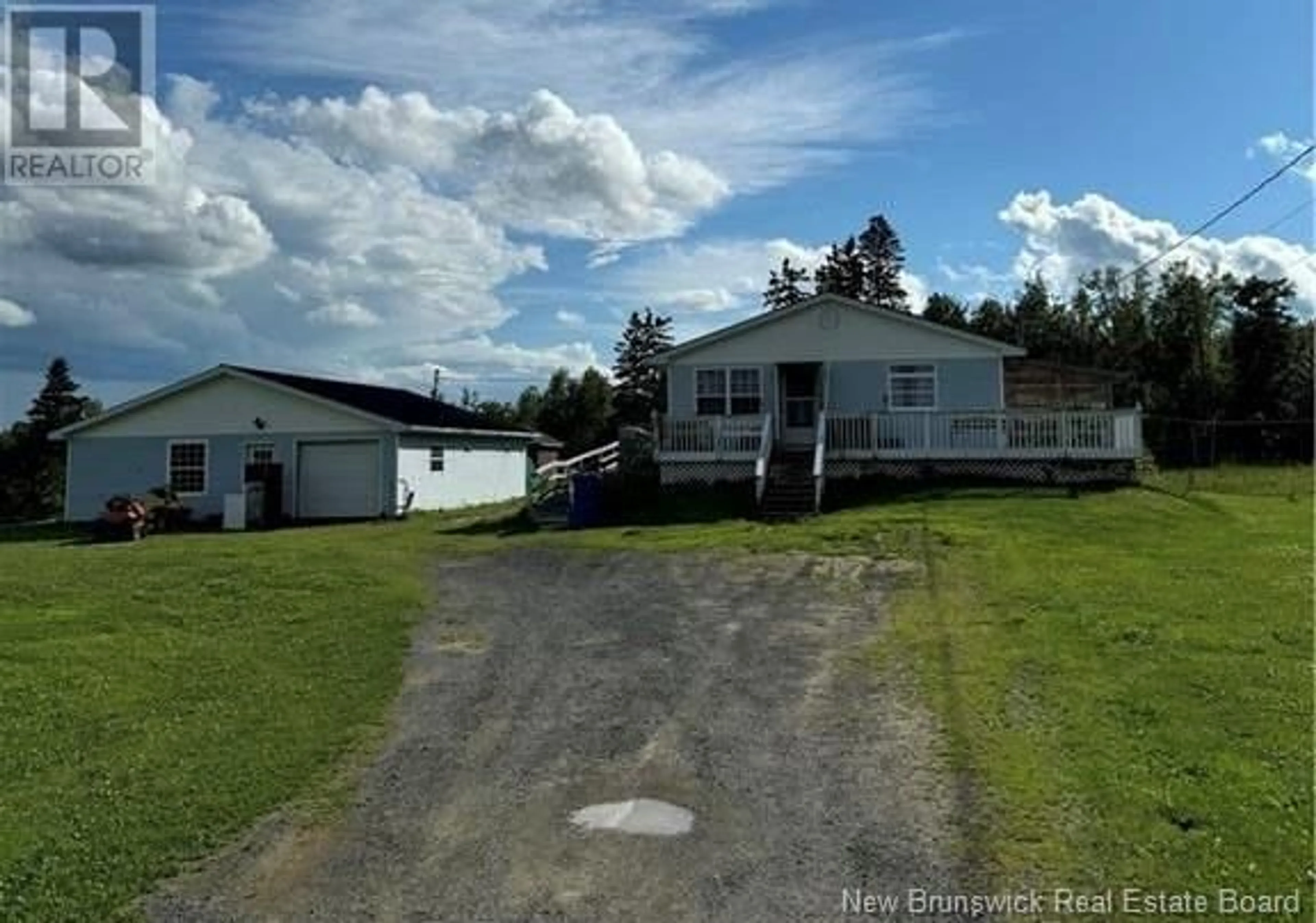 A pic from outside/outdoor area/front of a property/back of a property/a pic from drone, unknown for 8239 ROUTE 117, Black River Bridge New Brunswick E1N5K4