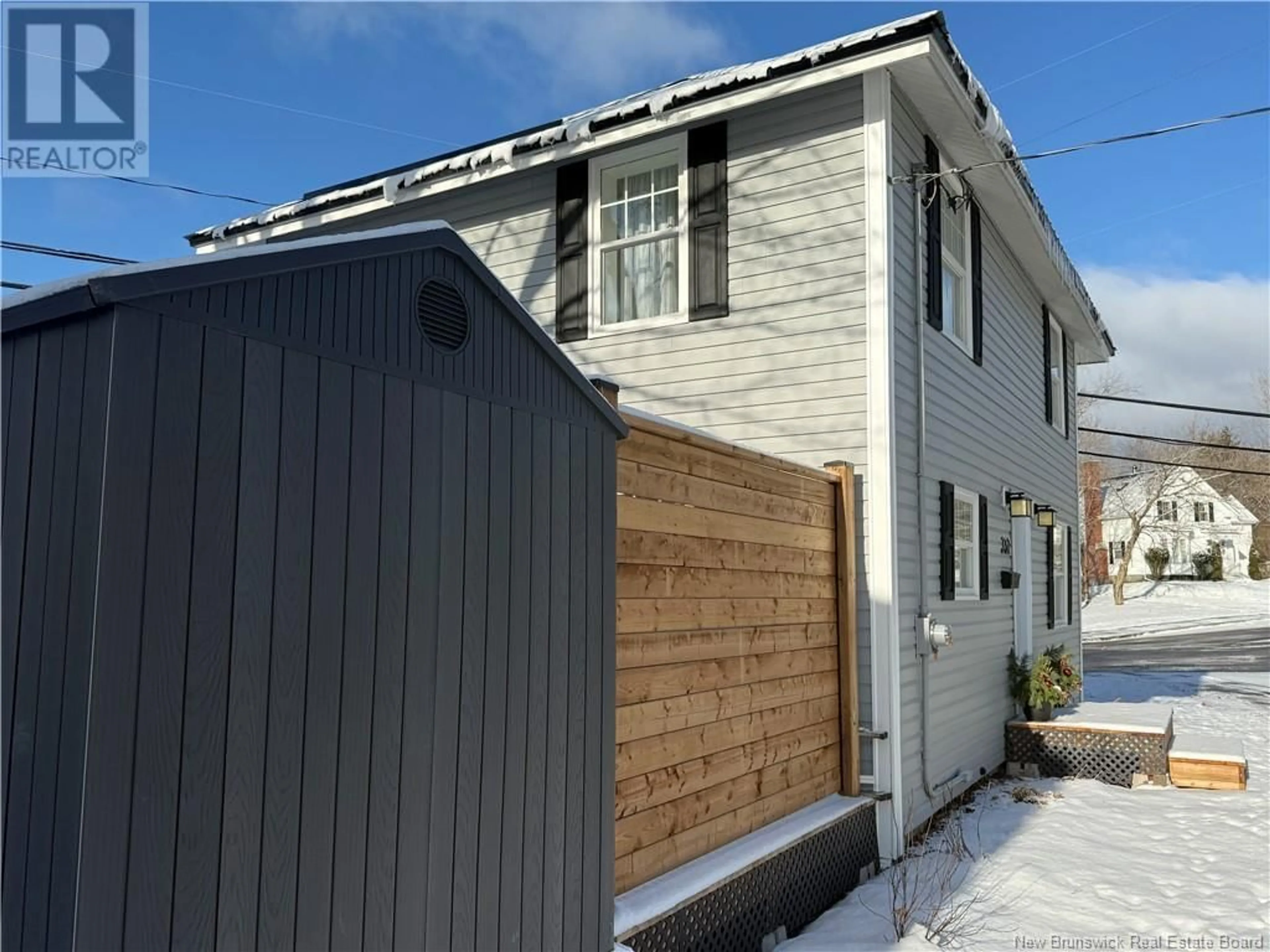 Home with vinyl exterior material, street for 337 Milltown Boulevard, St. Stephen New Brunswick E3L1J3