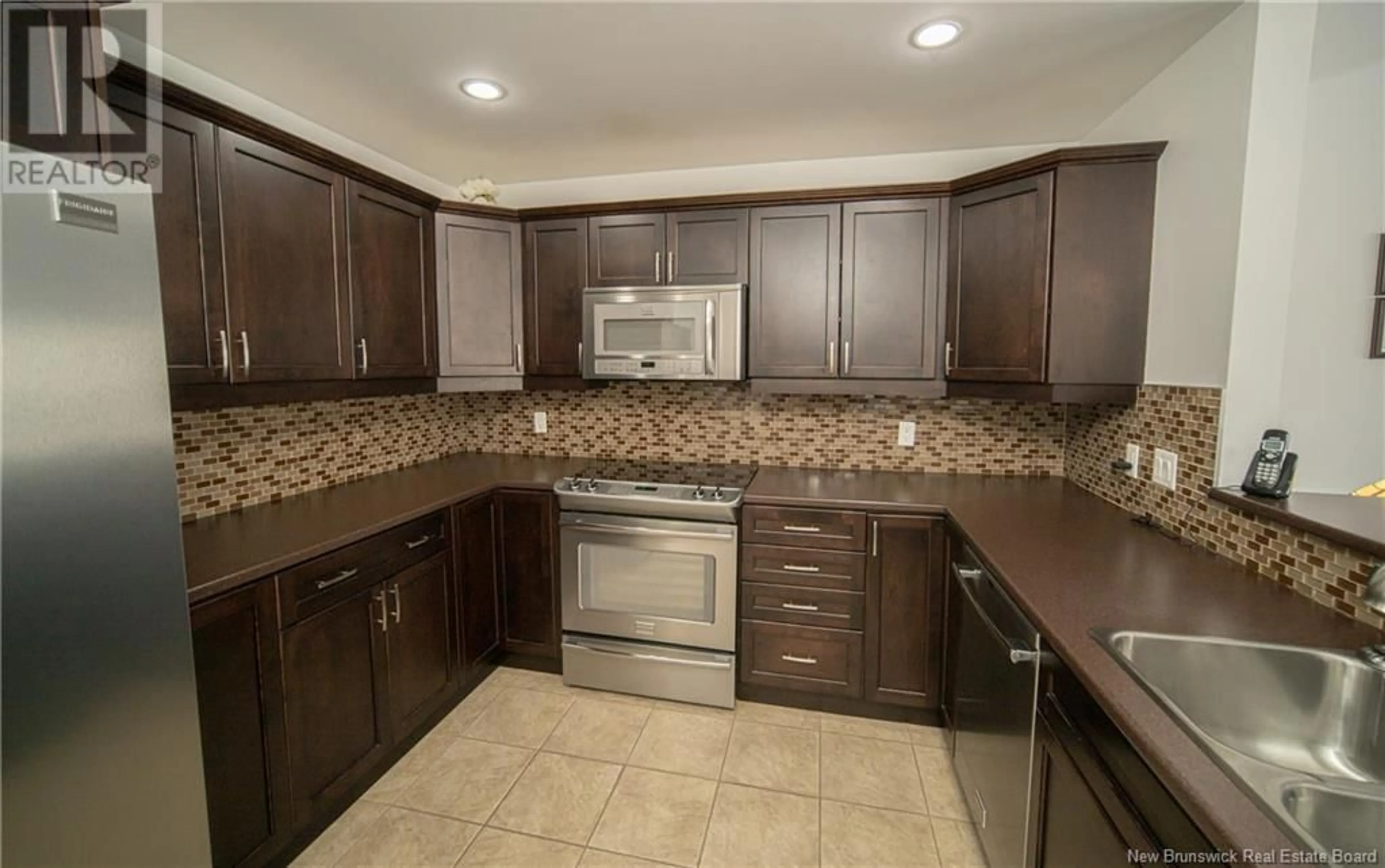 Standard kitchen, ceramic/tile floor for 24 McCaffrey Court, Oromocto New Brunswick E2V0H5