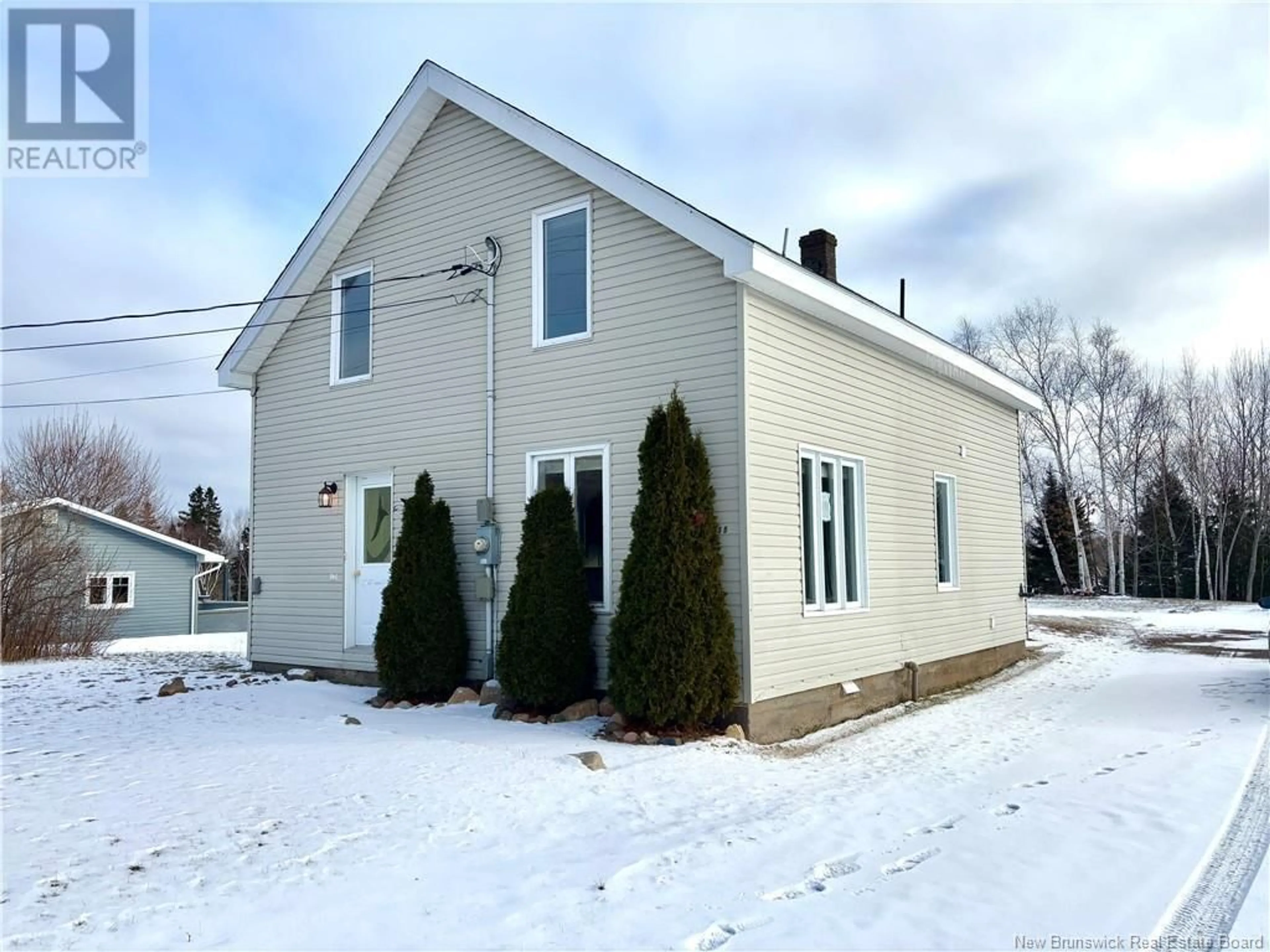 Home with vinyl exterior material, street for 535 Tremblay, Tremblay New Brunswick E8J2T2