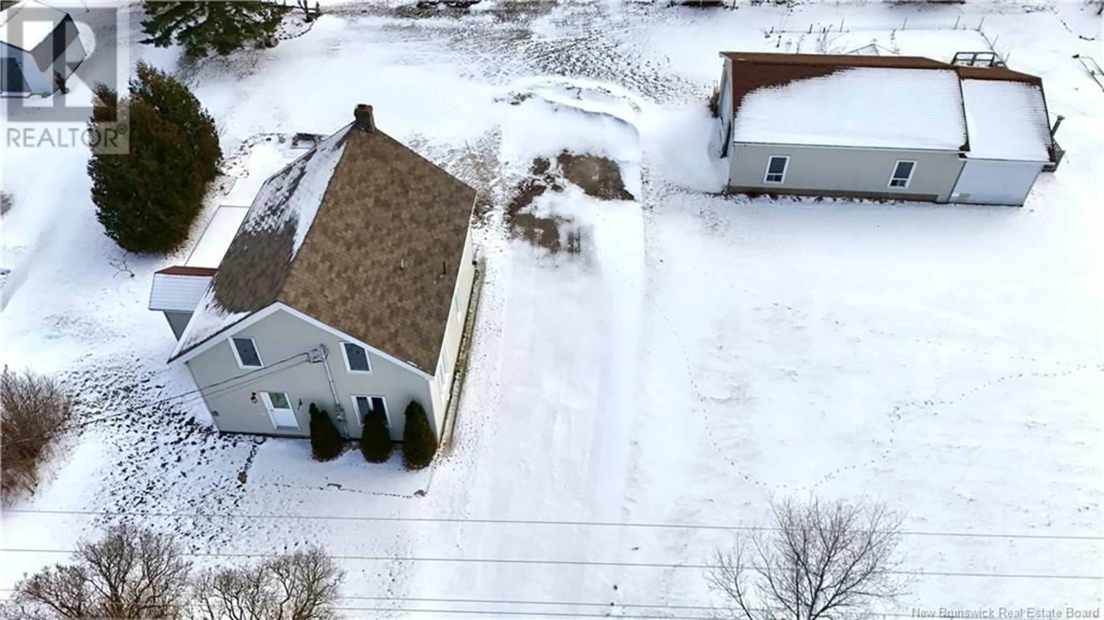 A pic from outside/outdoor area/front of a property/back of a property/a pic from drone, unknown for 535 Tremblay, Tremblay New Brunswick E8J2T2