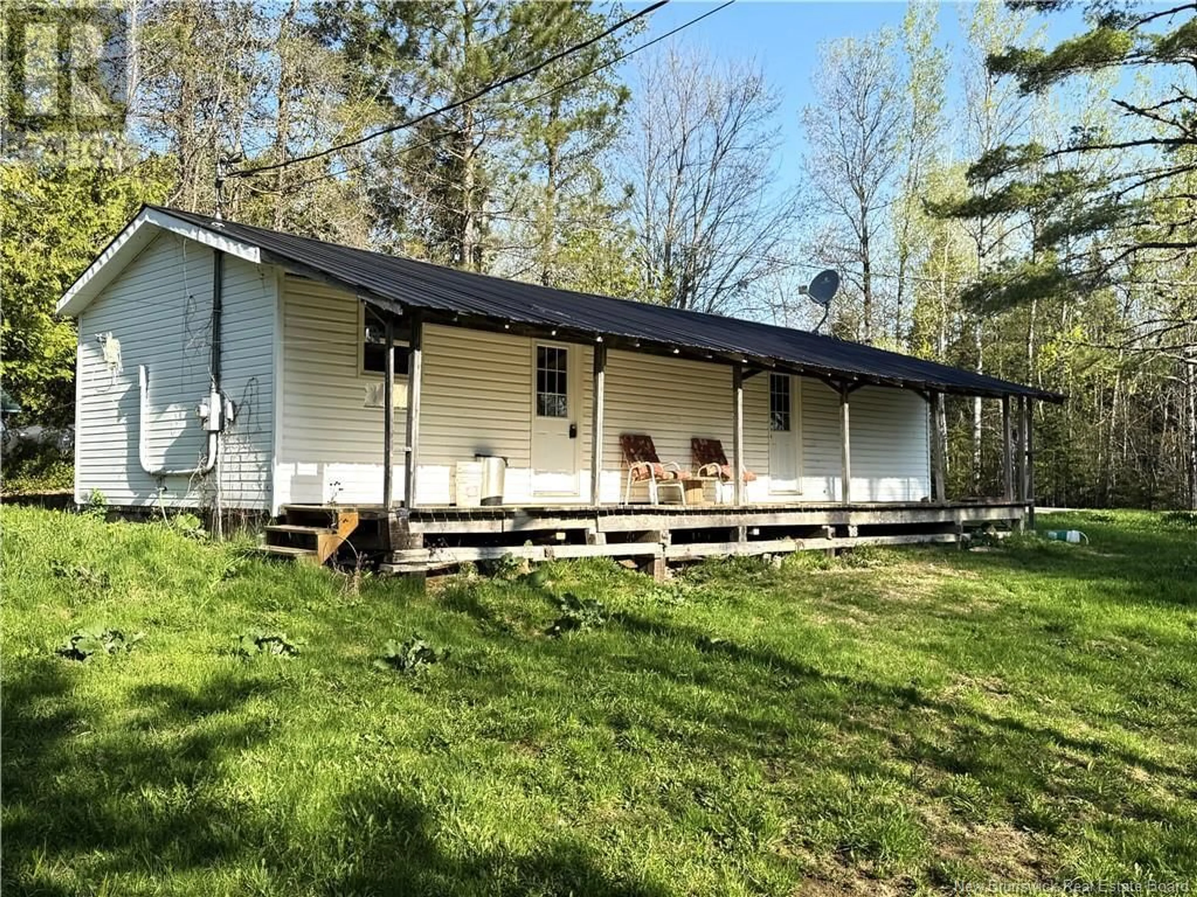 A pic from outside/outdoor area/front of a property/back of a property/a pic from drone, unknown for 11 WRIGHT ROAD, Debec New Brunswick E7N3C7
