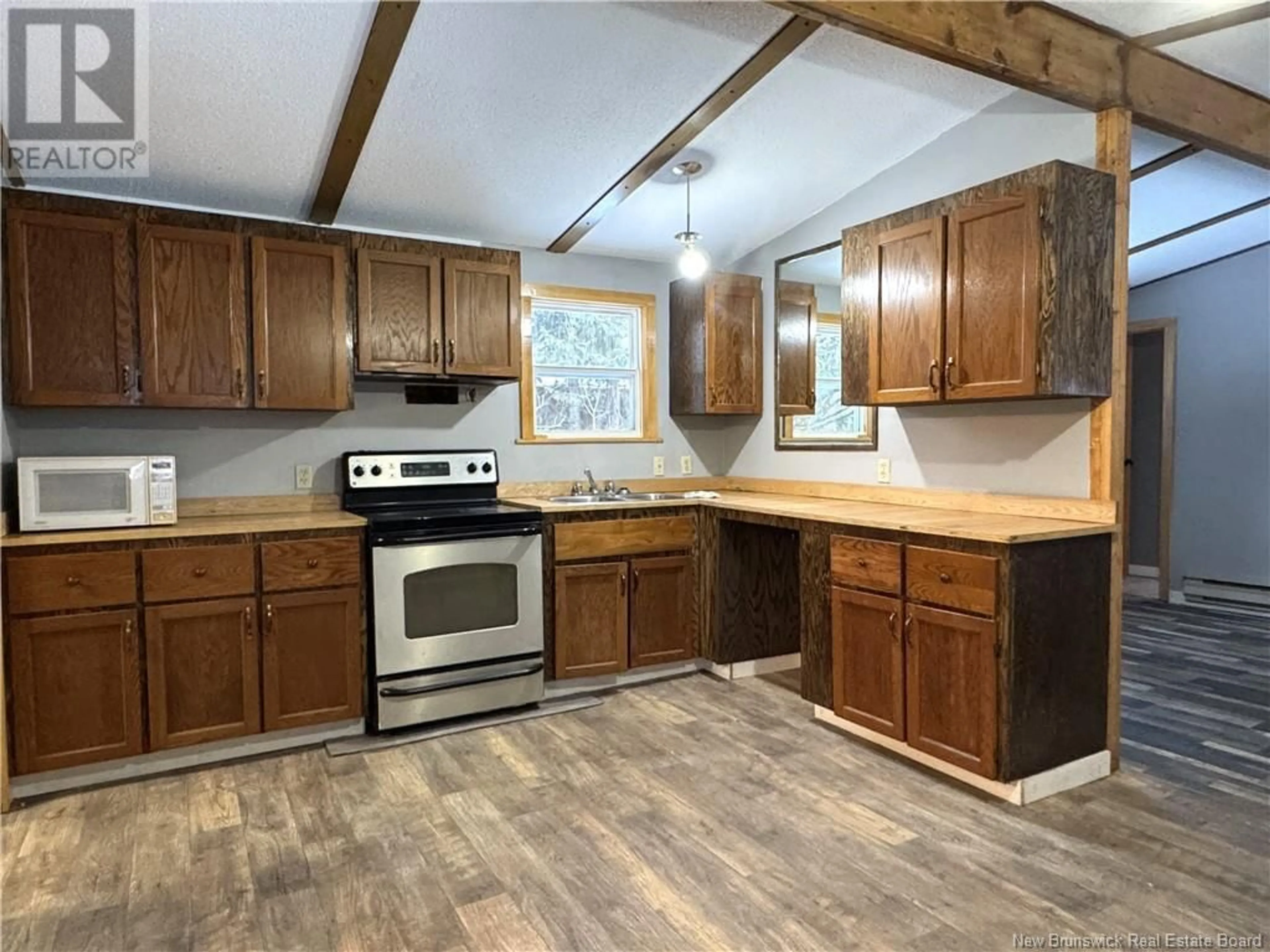 Standard kitchen, wood/laminate floor for 11 Wright Road, Debec New Brunswick E7N3B4