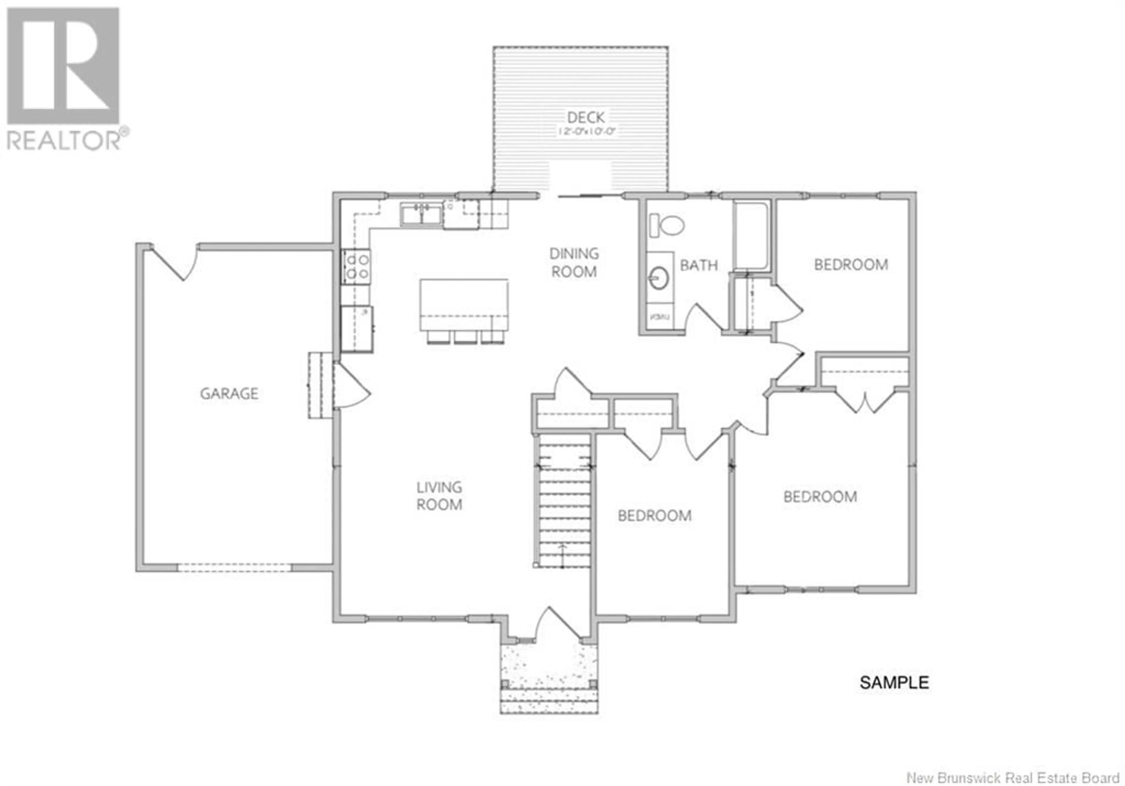 Floor plan for 216 Centrale, Memramcook New Brunswick E4K3S2