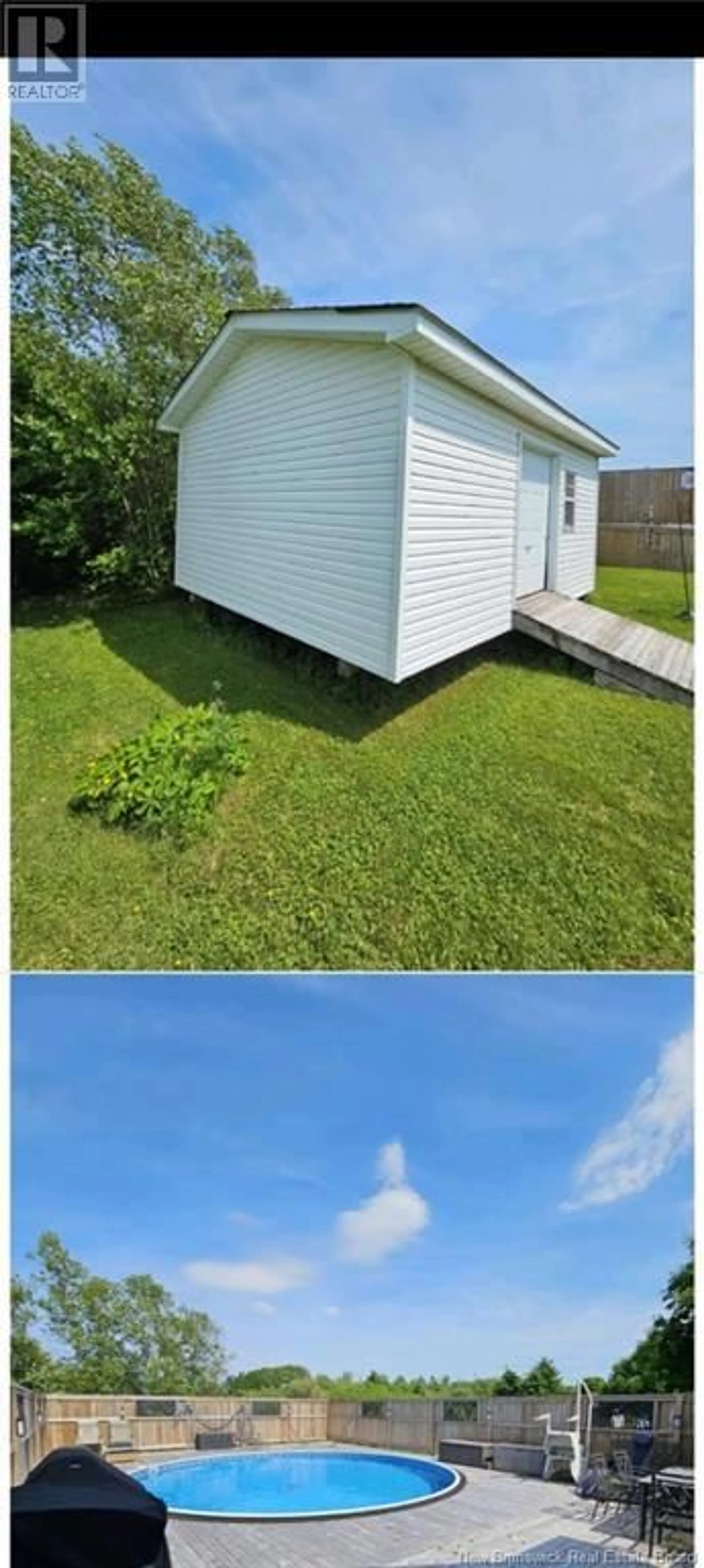 A pic from outside/outdoor area/front of a property/back of a property/a pic from drone, water/lake/river/ocean view for 112 tipperary, Shediac New Brunswick E4P2V9