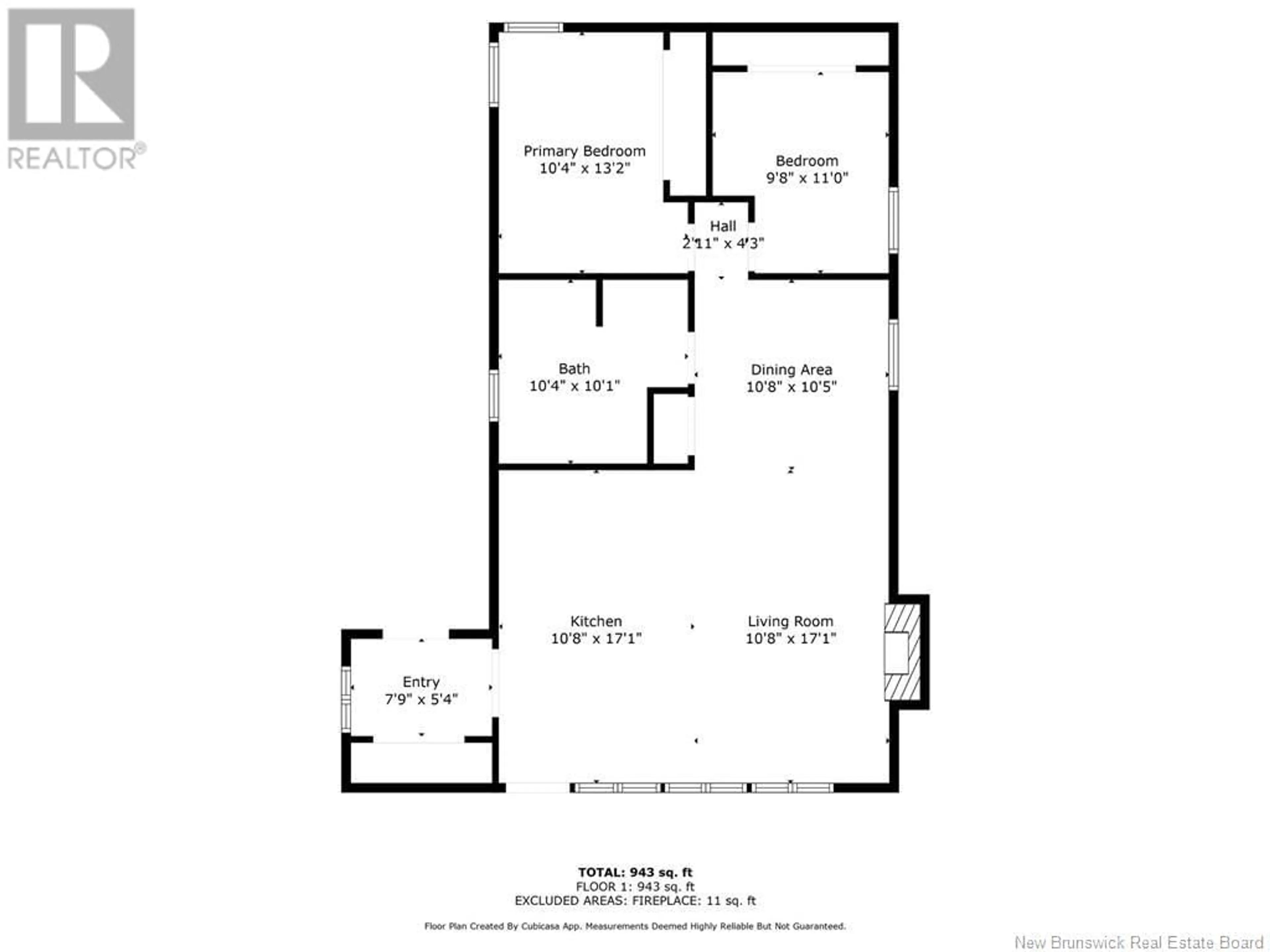 Floor plan for 70 Lane 89, Charlo New Brunswick E8E0B9