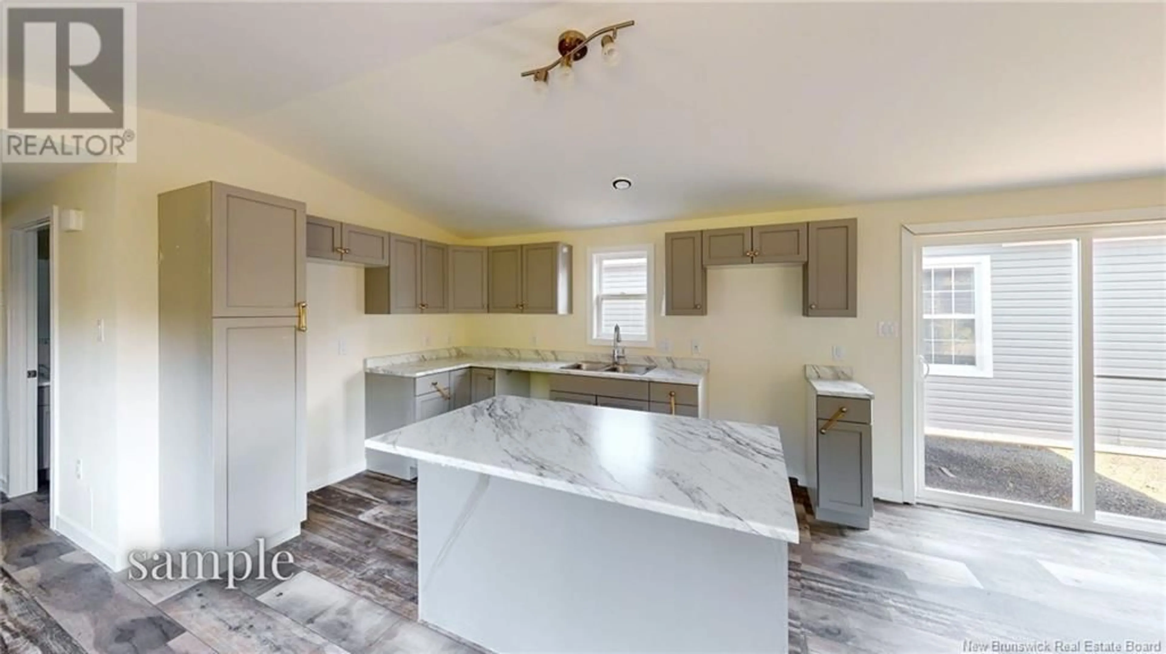 Open concept kitchen, ceramic/tile floor for Lot 3 TAY FALLS ROAD, Cross Creek New Brunswick E6B1M7