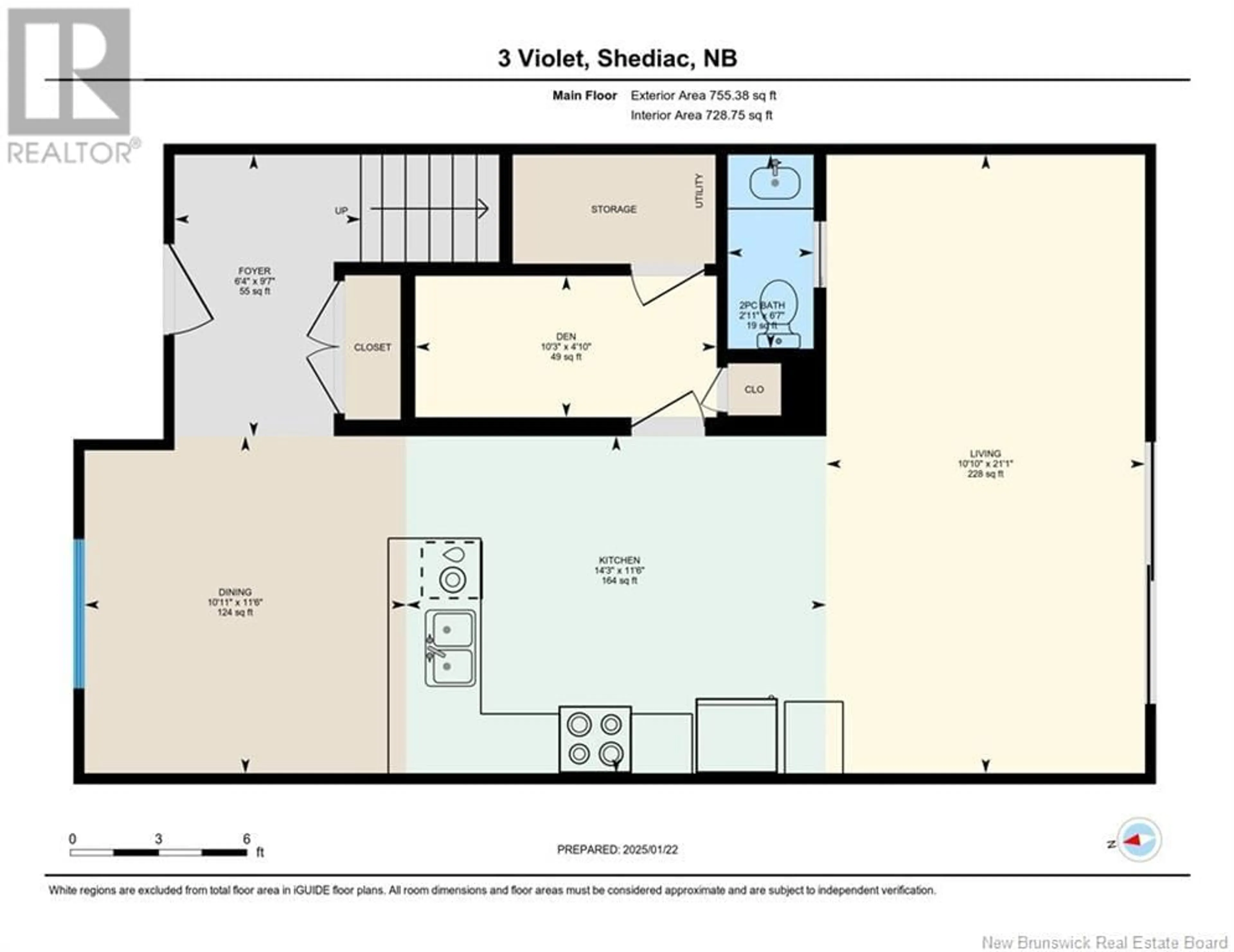 Floor plan for 5 Violet Street, Shediac New Brunswick E4P0Z8