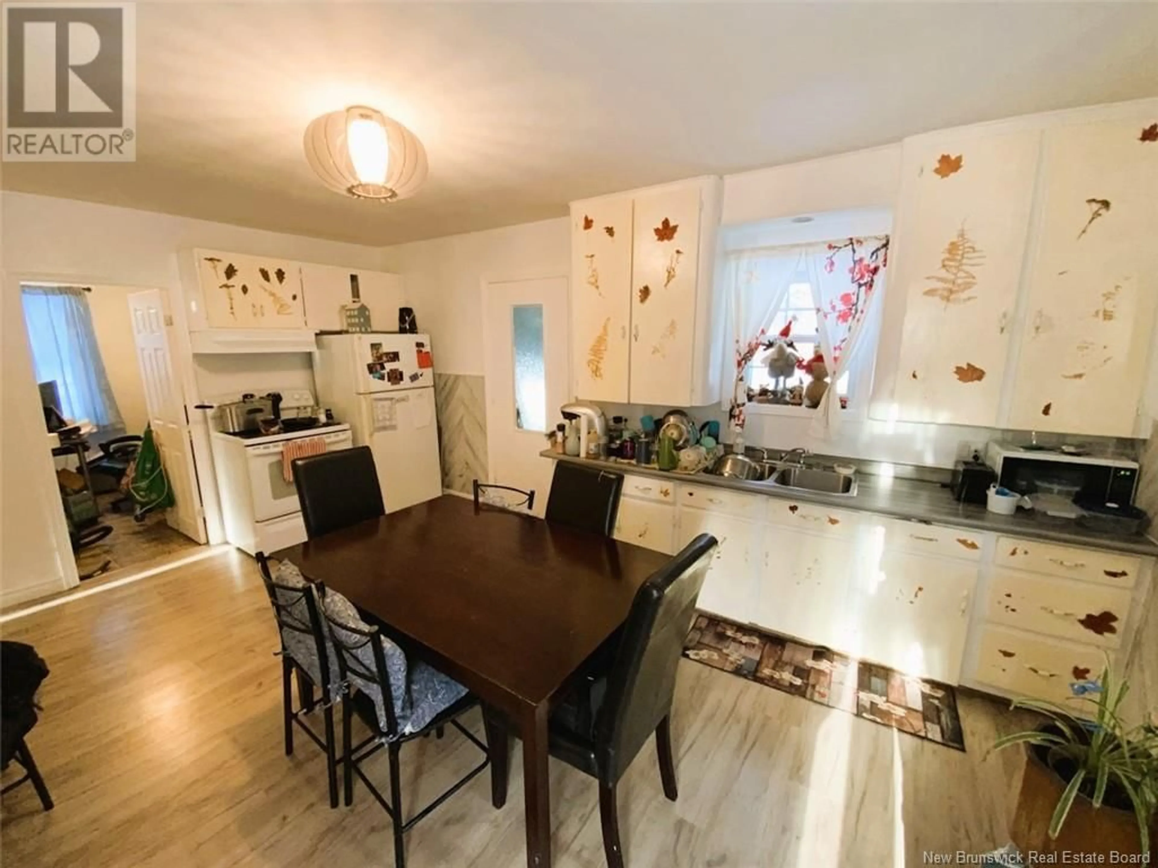 Dining room, wood/laminate floor for 321 Iroquois Road, Saint-Basile New Brunswick E7C1Y3