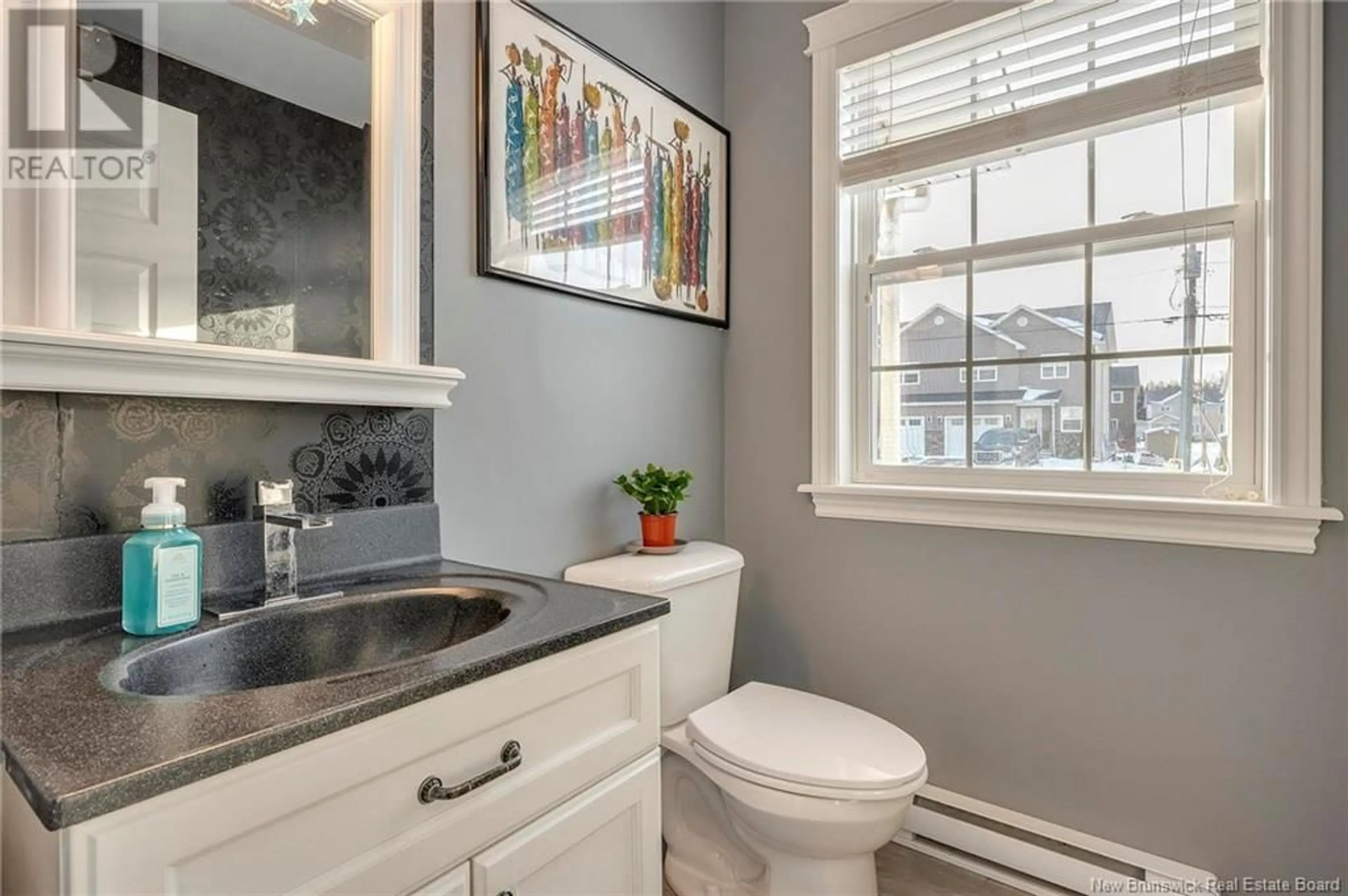 Contemporary bathroom, ceramic/tile floor for 343 Dolbeau Street, Dieppe New Brunswick E1A4H8