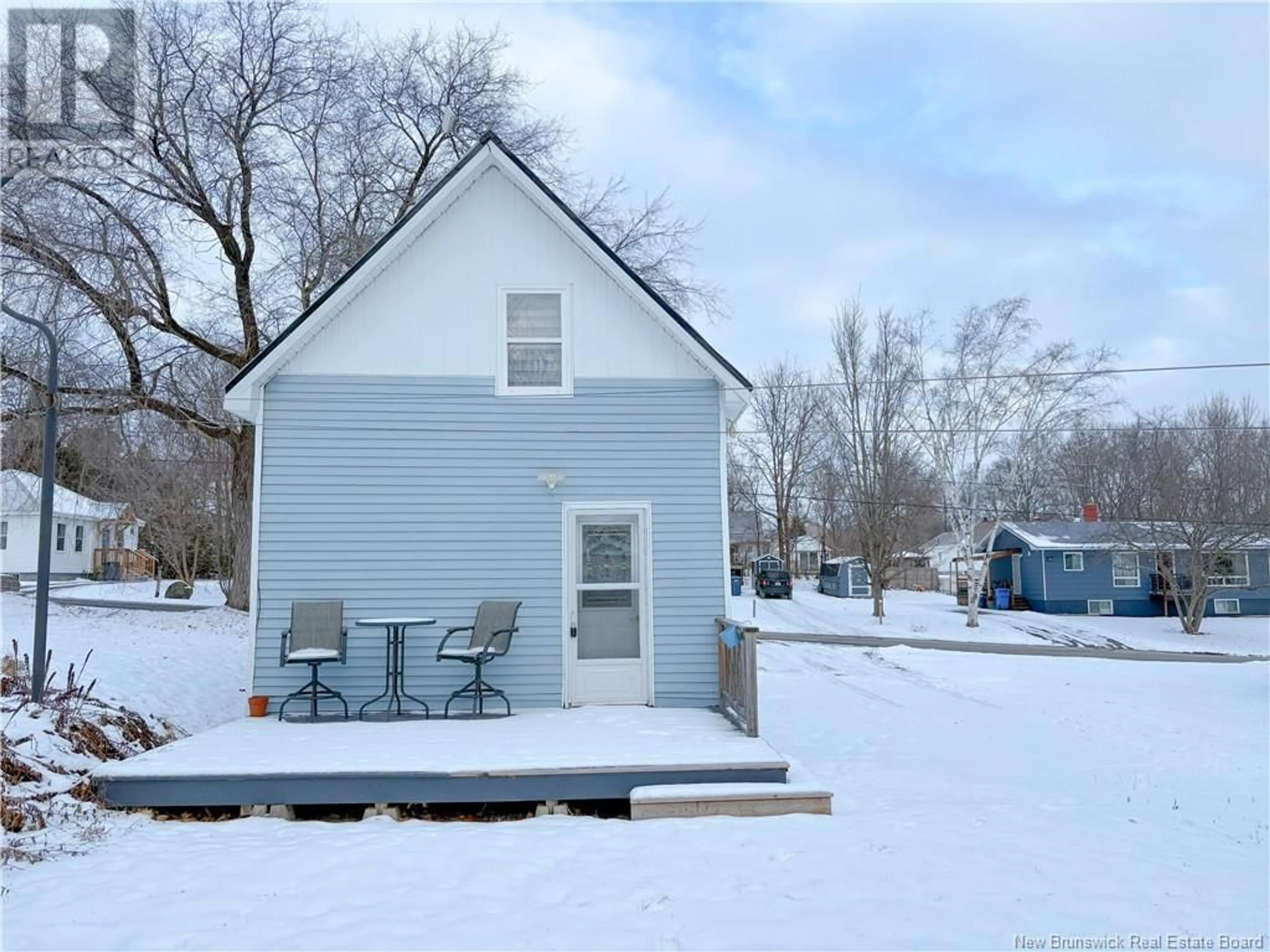 Home with vinyl exterior material, street for 109 ST ANDREWS STREET, Woodstock New Brunswick E7M2S6