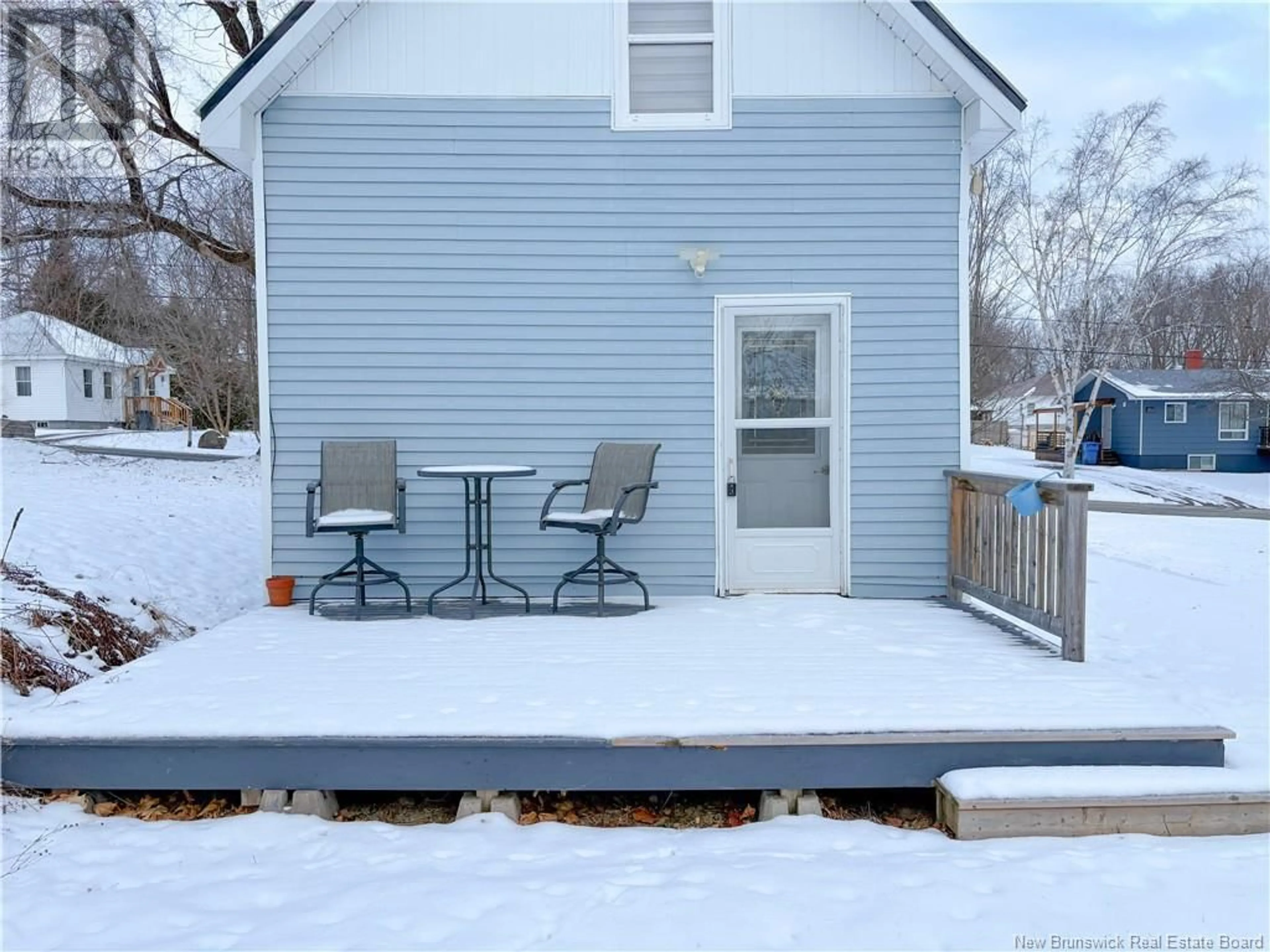 Home with vinyl exterior material, street for 109 ST ANDREWS STREET, Woodstock New Brunswick E7M2S6