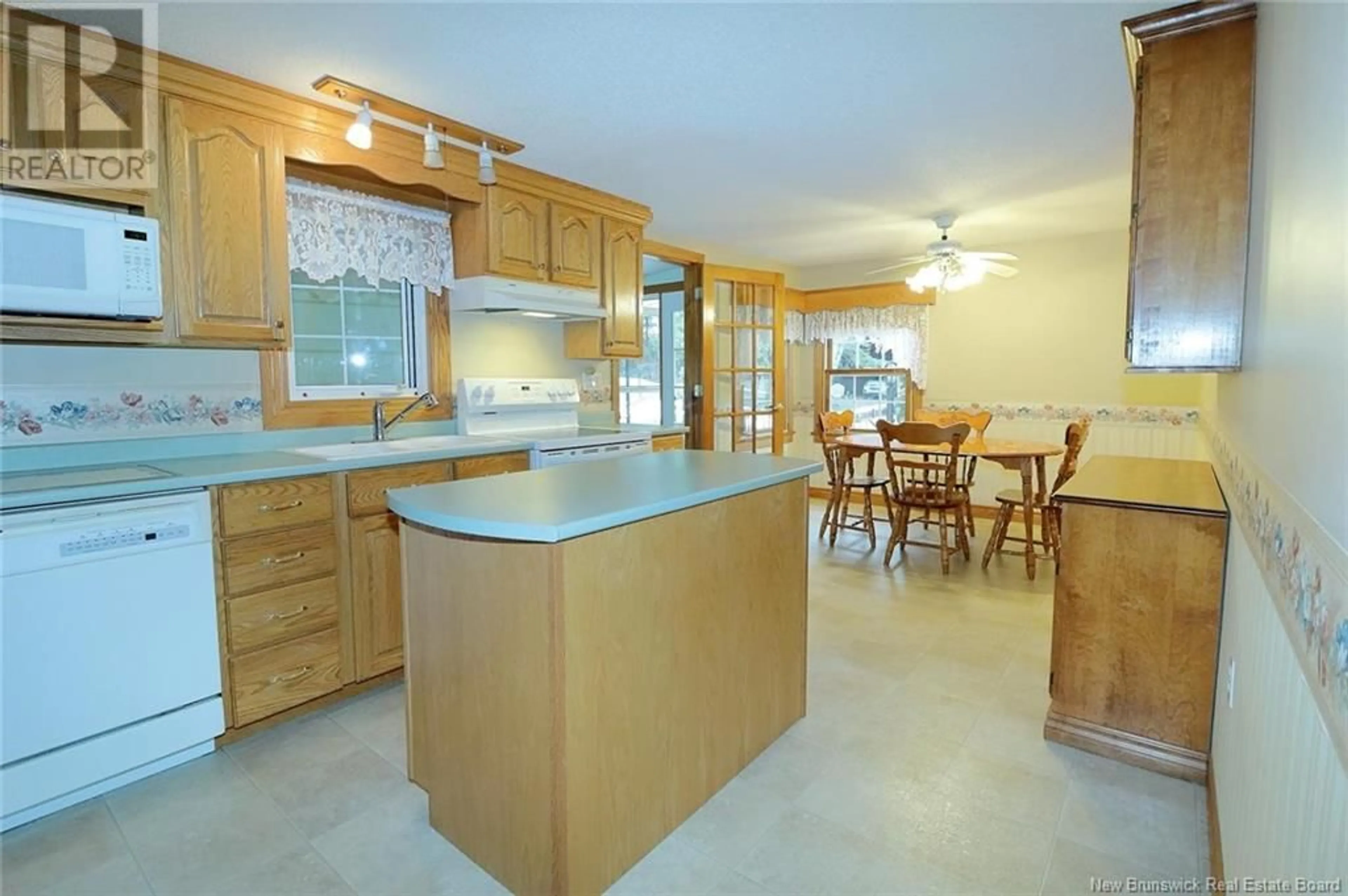 Open concept kitchen, ceramic/tile floor for 38 Red Bank Drive, Chipman New Brunswick E4A2A2