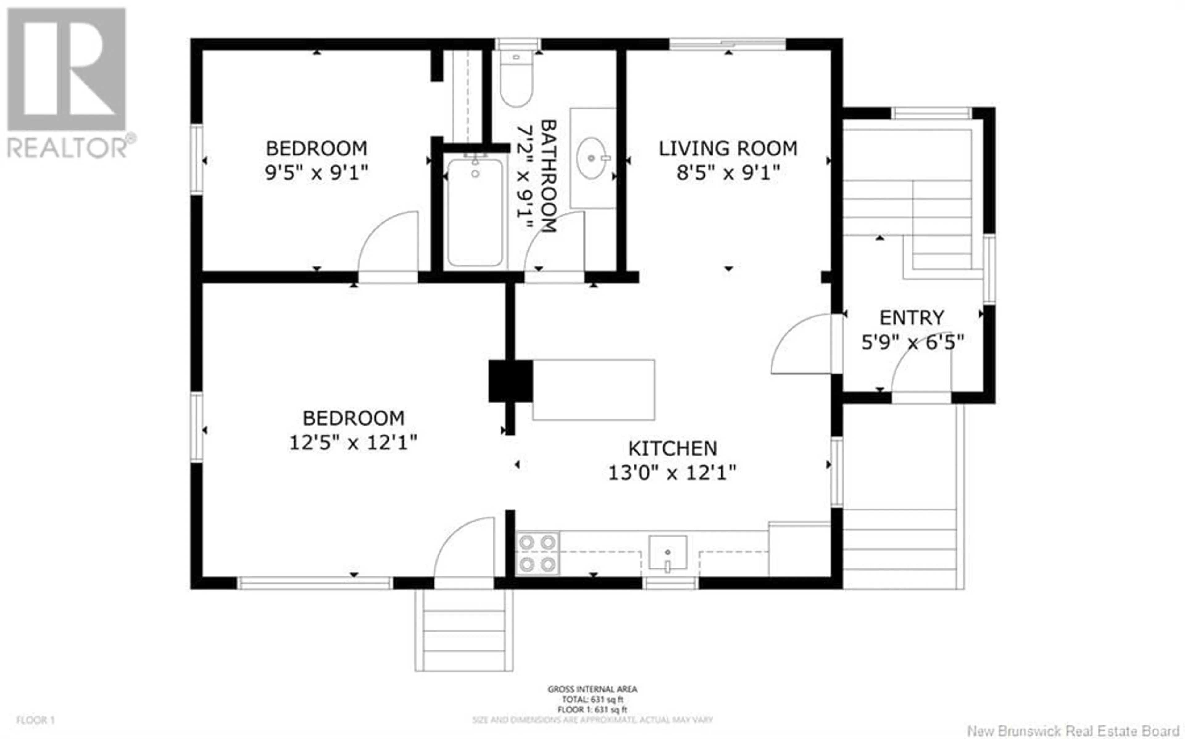 Floor plan for 76 Red Bank Drive, Chipman New Brunswick E4A2A2