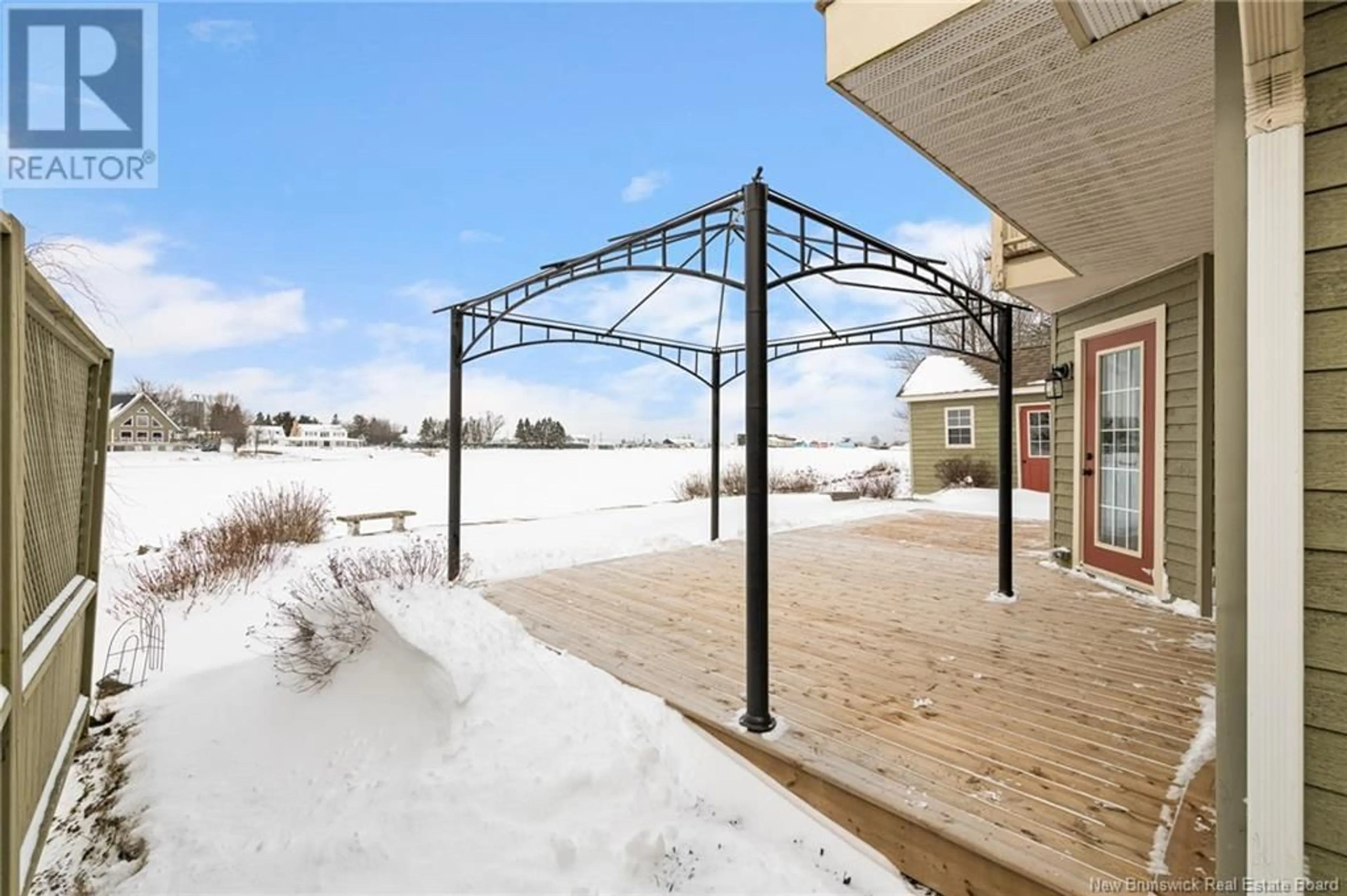 Patio, mountain view for 71 Evergreen Drive, Shediac New Brunswick E4P1R9