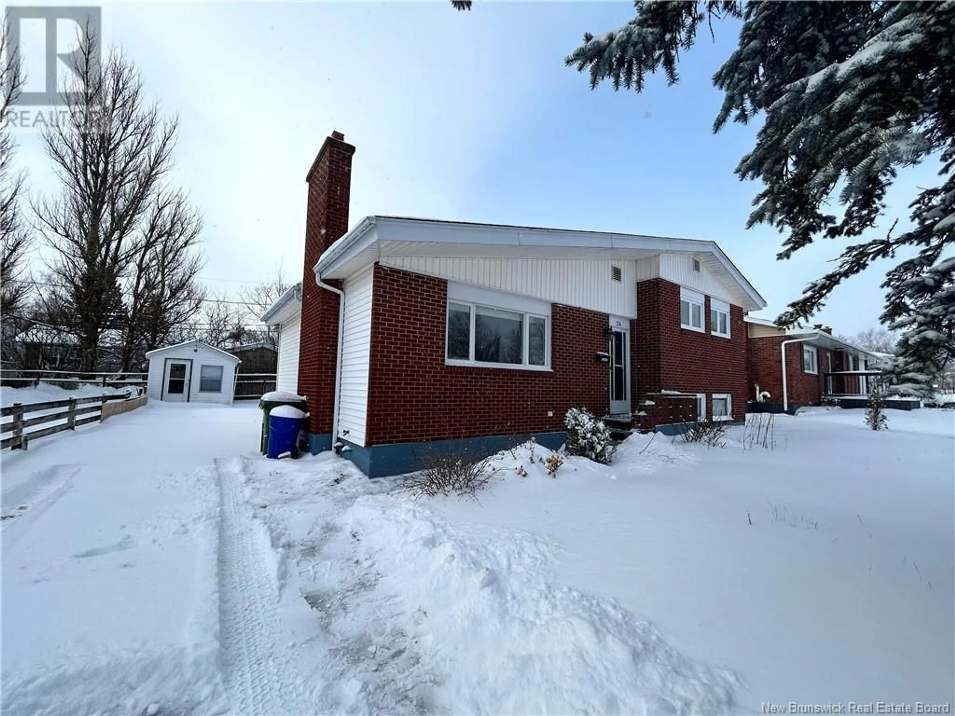 Home with brick exterior material, street for 24 Anne Street, Moncton New Brunswick E1C4J5