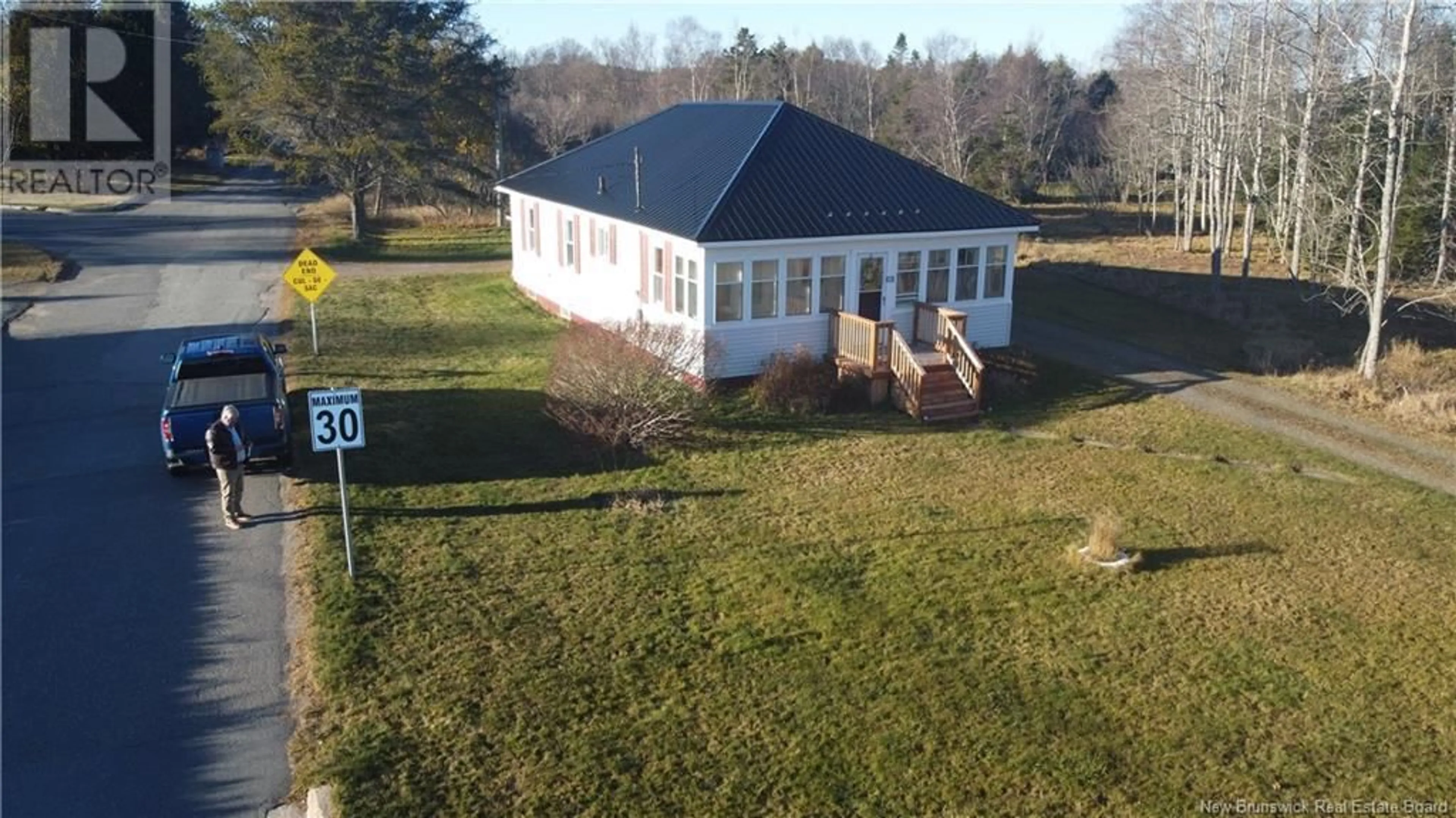 A pic from outside/outdoor area/front of a property/back of a property/a pic from drone, building for 60 Wallace Cove Road, Blacks Harbour New Brunswick E5H1H1