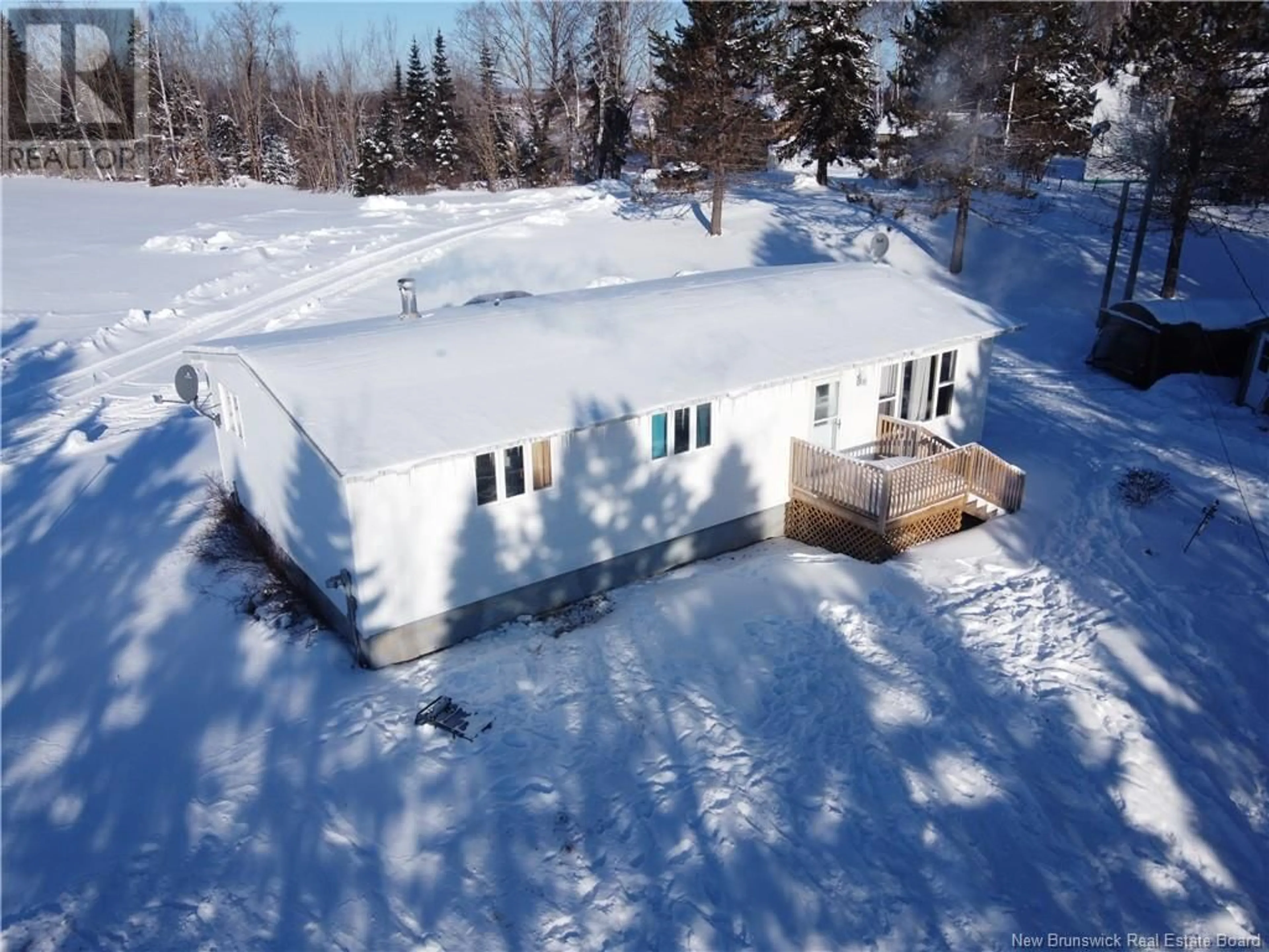 A pic from outside/outdoor area/front of a property/back of a property/a pic from drone, building for 6880 Route 107, Juniper New Brunswick E7L1E4