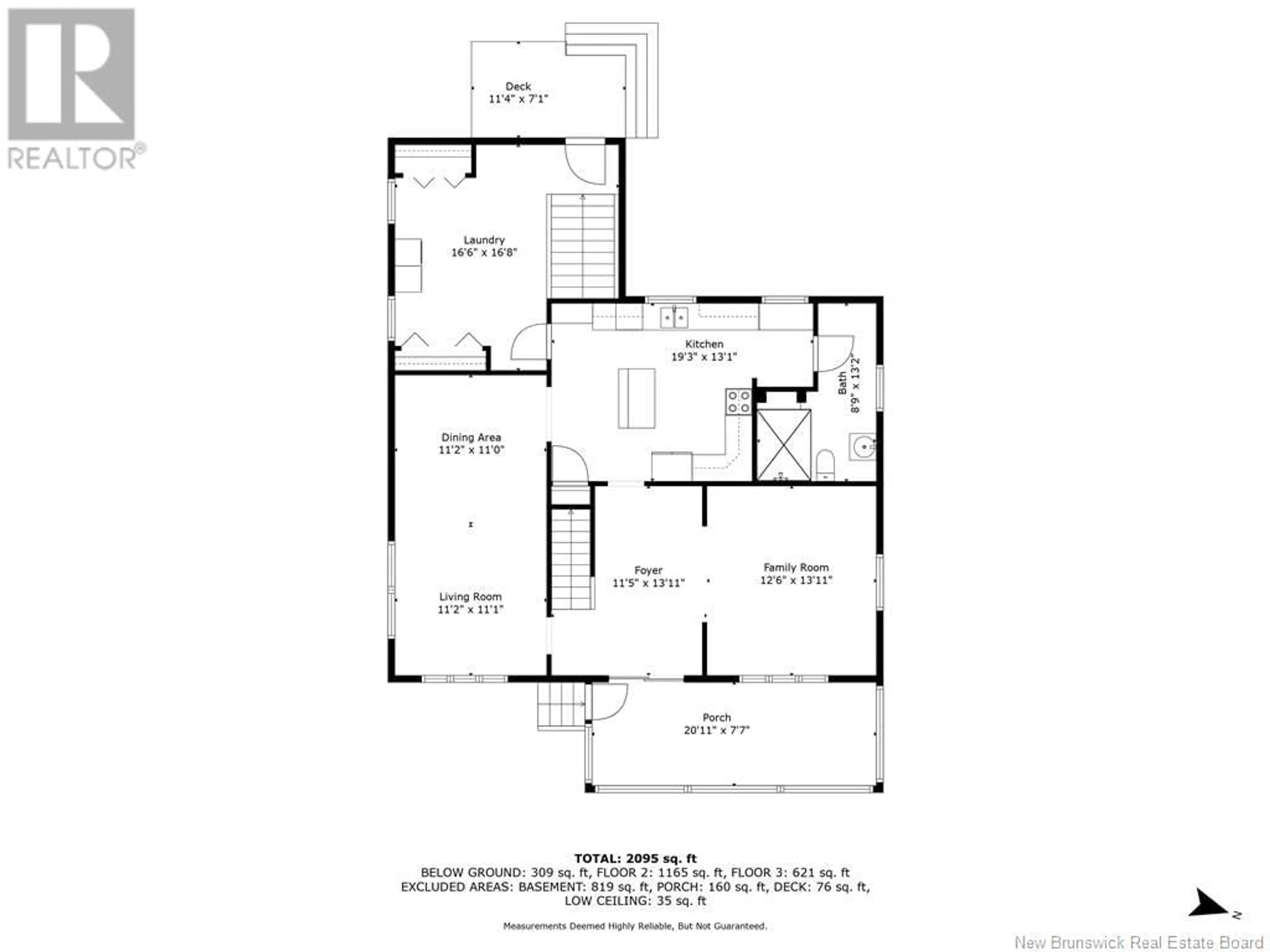 Floor plan for 70 #2 Hare Road, Lyttleton New Brunswick E9E1S8