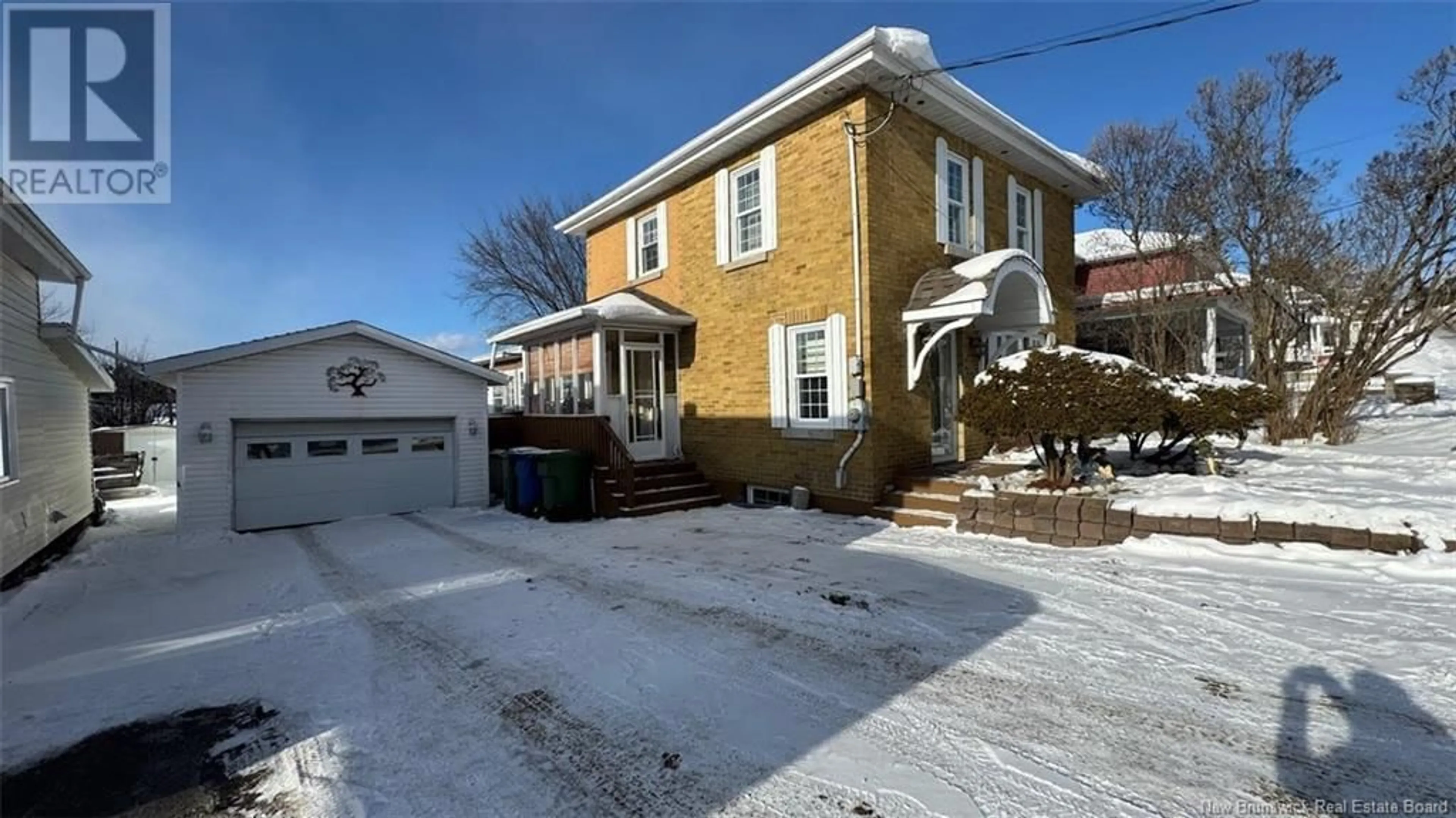 Home with brick exterior material, street for 42 39e Avenue, Edmundston New Brunswick E3V2X2