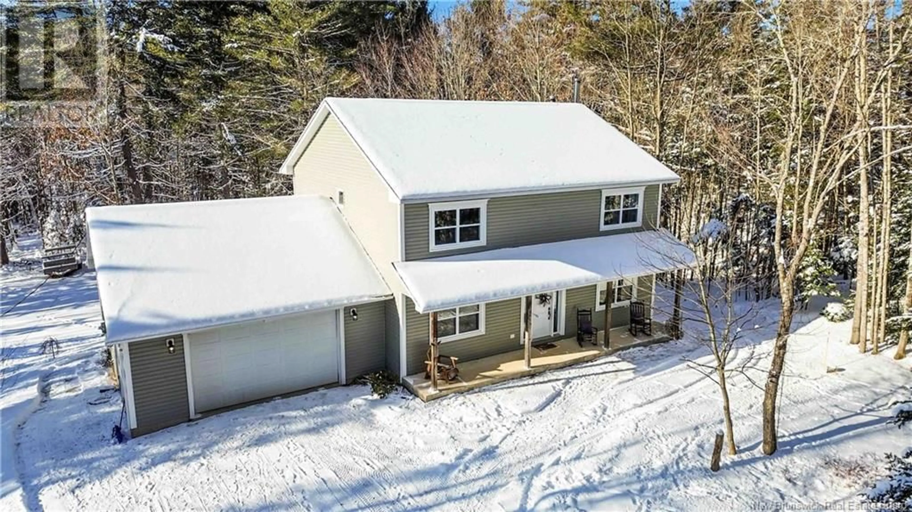 Home with vinyl exterior material, street for 497 ROUTE 628, Penniac New Brunswick E3A8X8