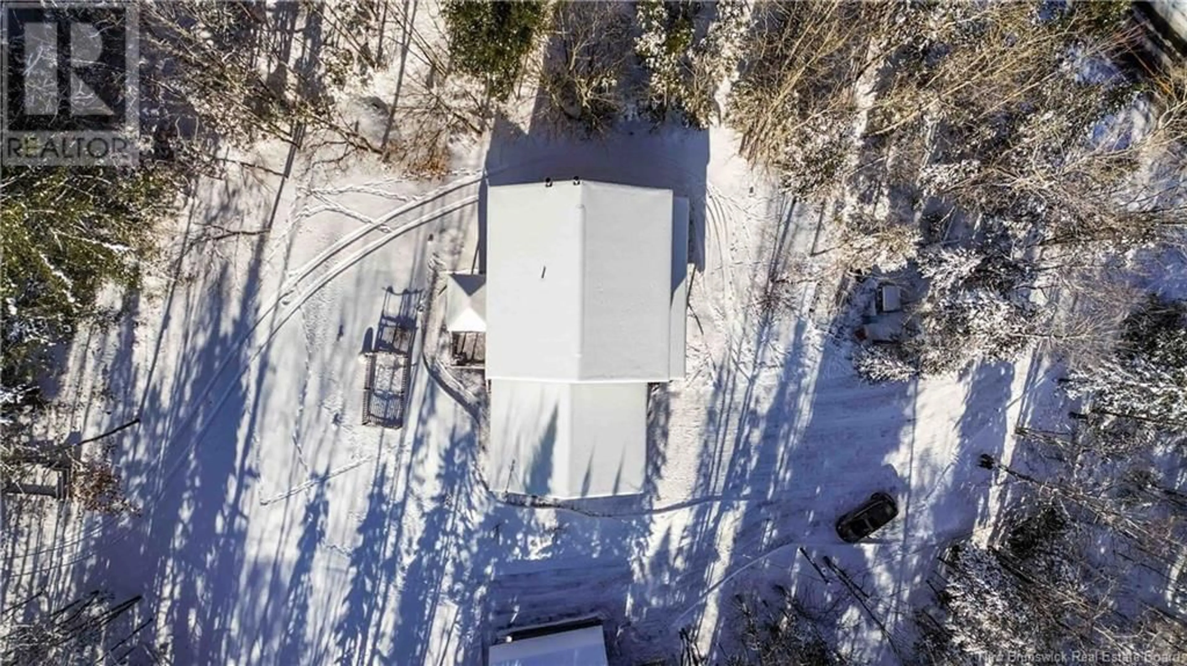 A pic from outside/outdoor area/front of a property/back of a property/a pic from drone, water/lake/river/ocean view for 497 ROUTE 628, Penniac New Brunswick E3A8X8