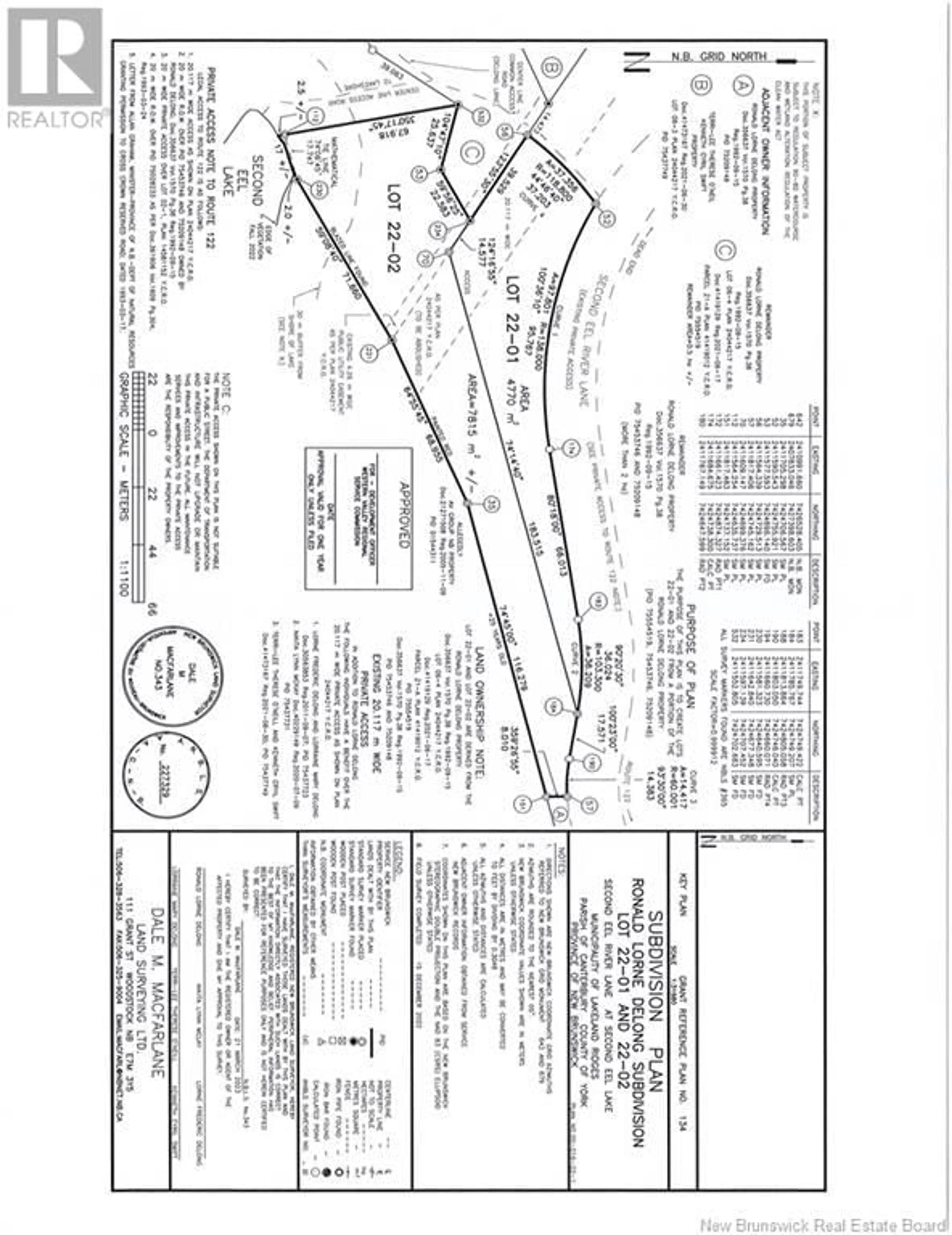 Floor plan for 11 Delong Lane, Second Eel Lake New Brunswick E6H0B5