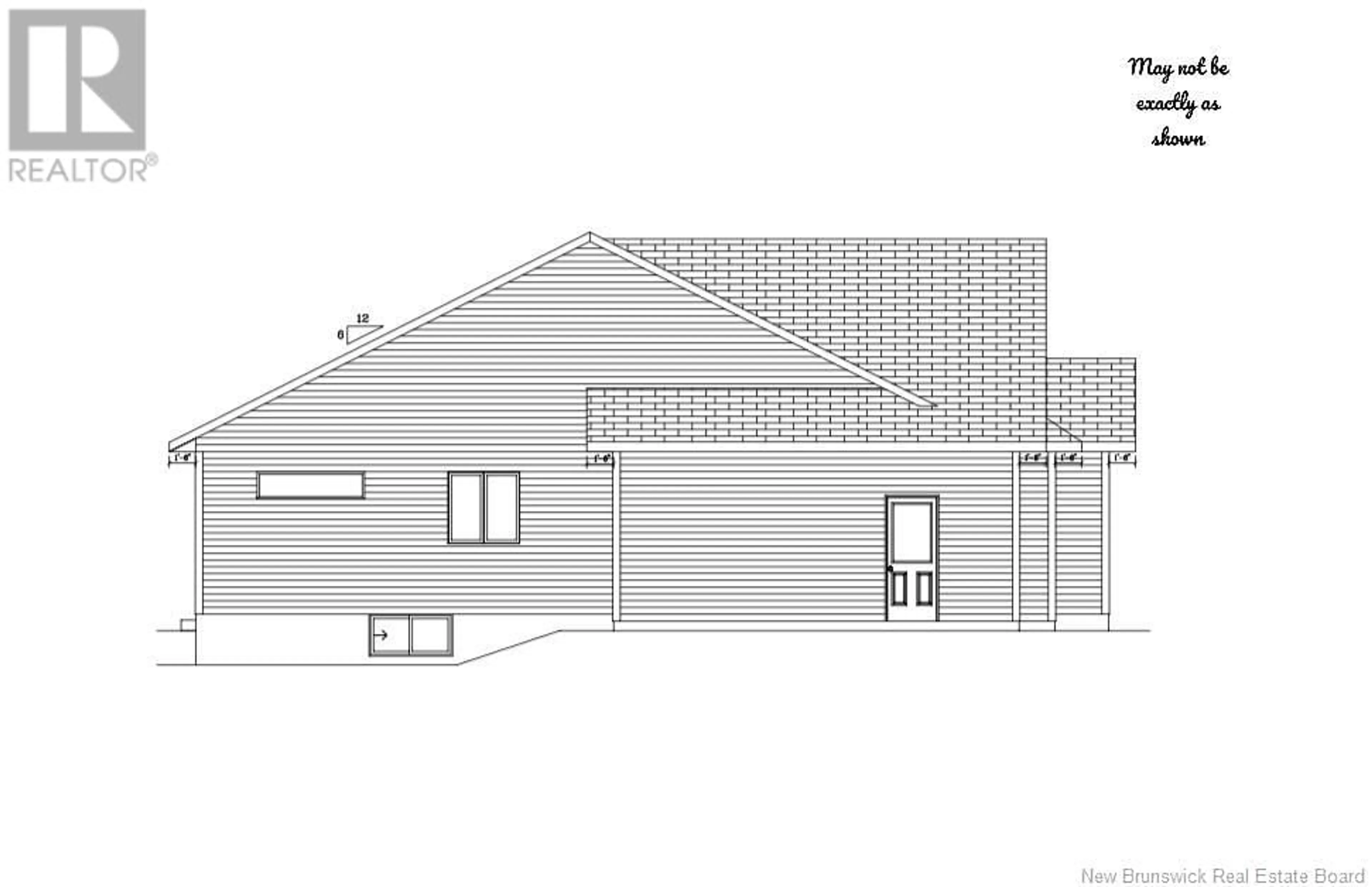 Floor plan for House and Lot 2017-18 A&J Crescent, Killarney Road New Brunswick E3G9E2