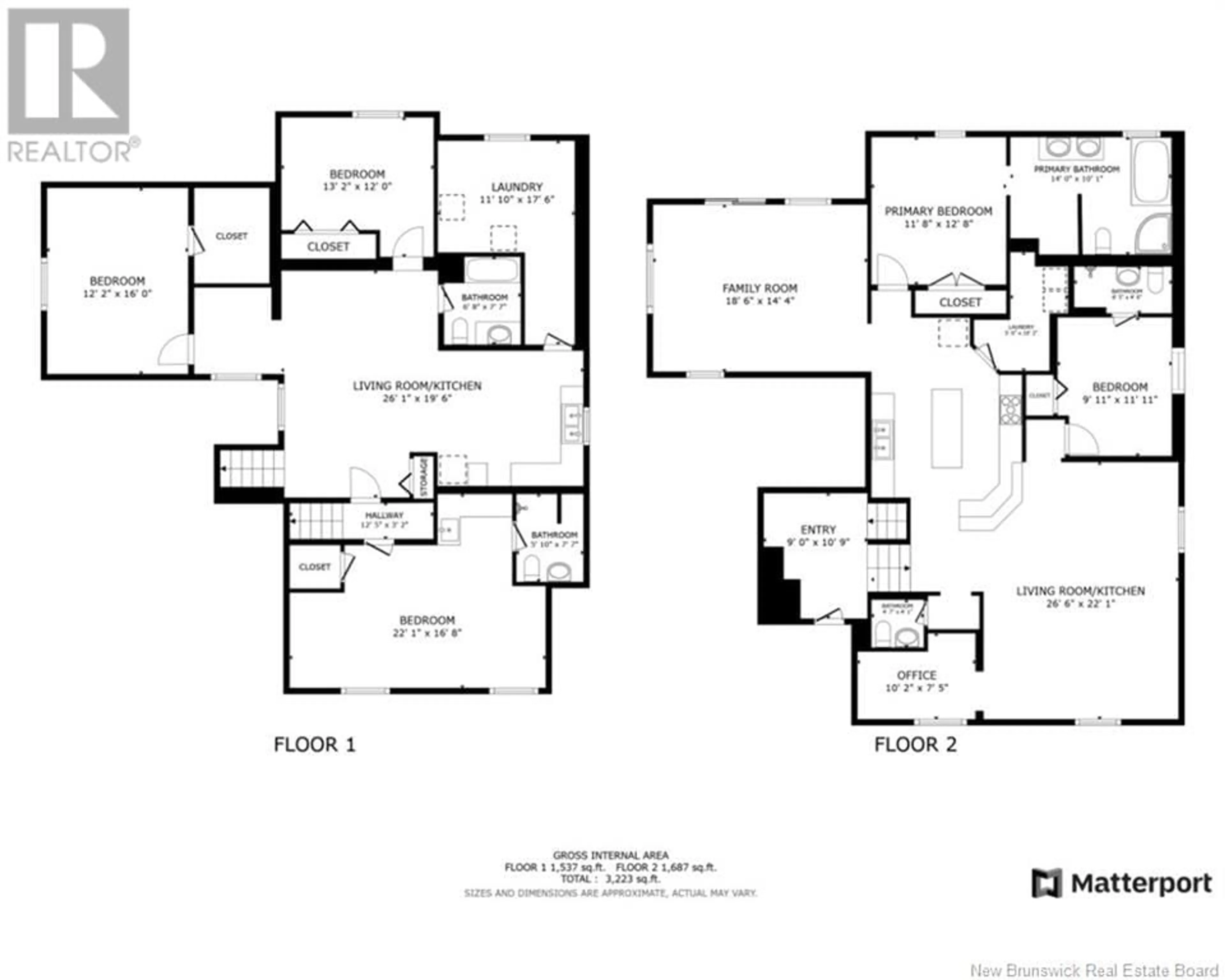 Floor plan for 81 Pugsley Street, Fredericton New Brunswick E3B6J2