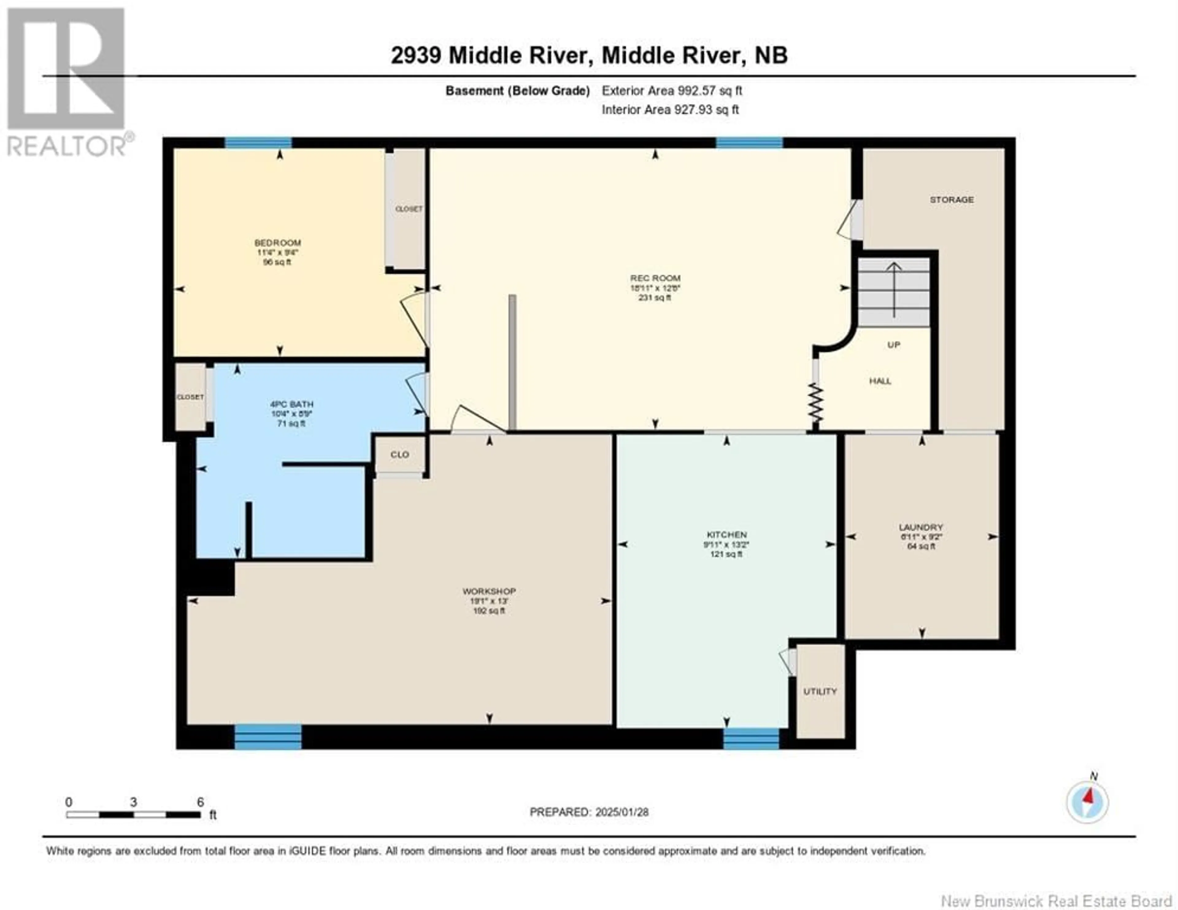 Floor plan for 2939 Middle River, Middle River New Brunswick E2A6X9