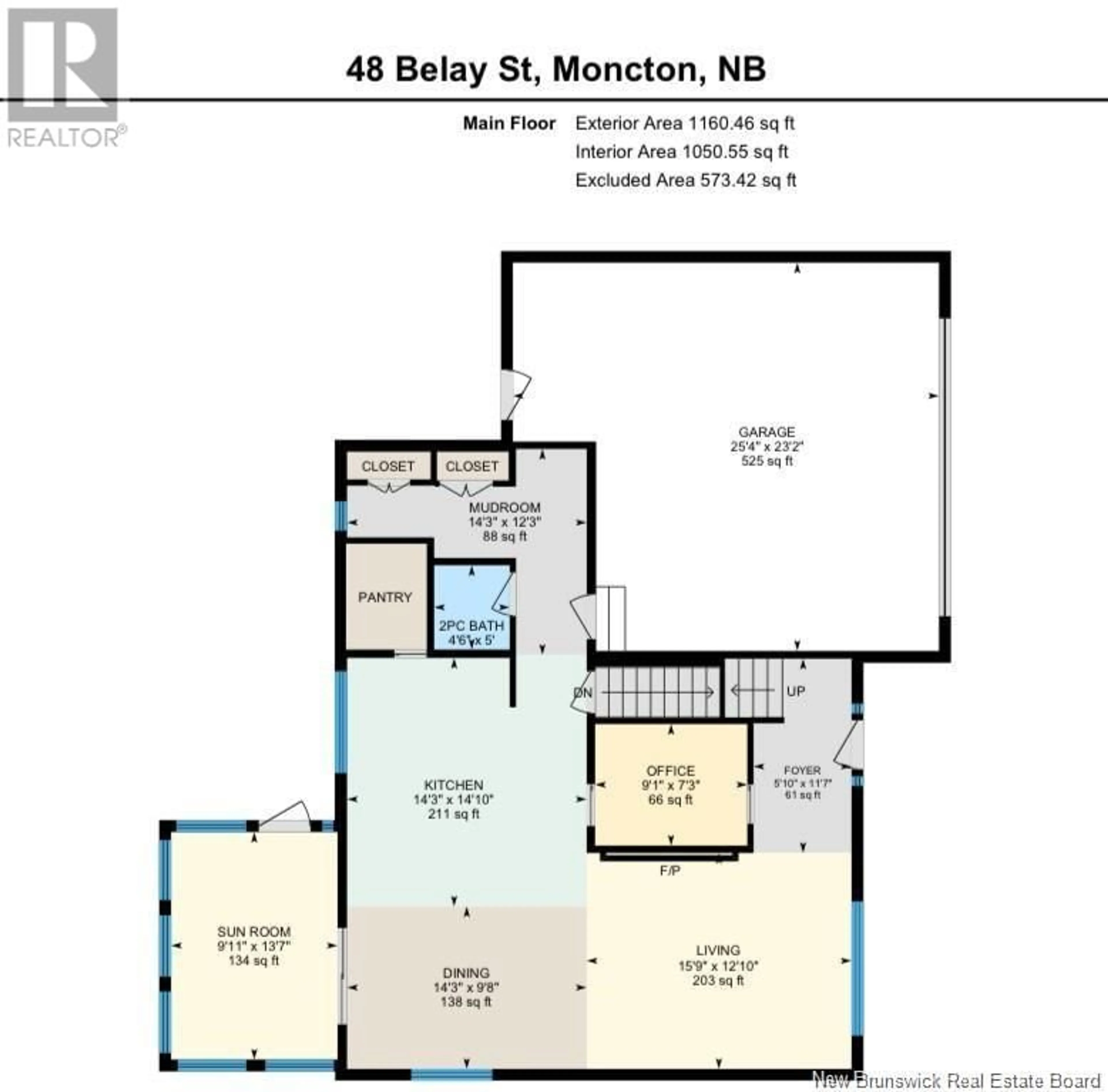 Floor plan for 48 Belay, Moncton New Brunswick E1G5V4