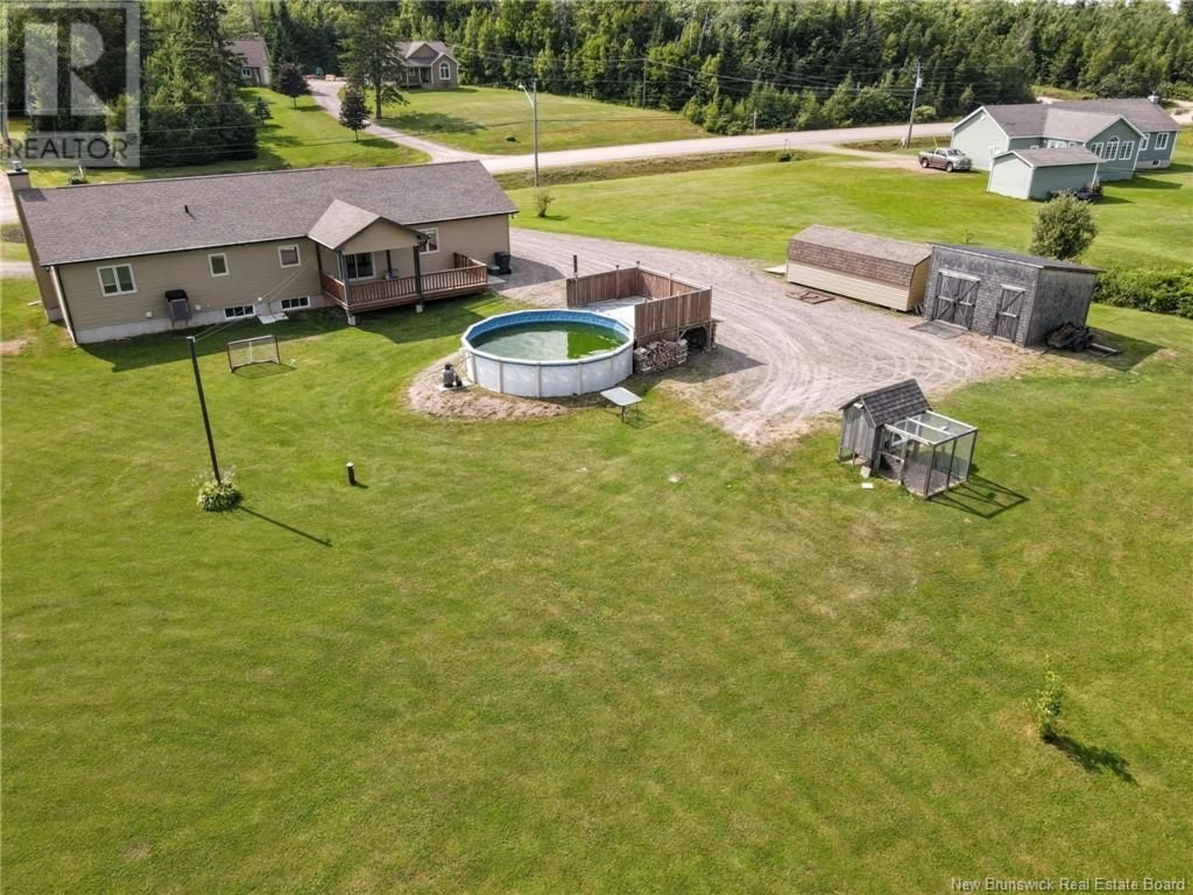 A pic from outside/outdoor area/front of a property/back of a property/a pic from drone, water/lake/river/ocean view for 692 Old Shediac Road, Memramcook New Brunswick E4K4A1