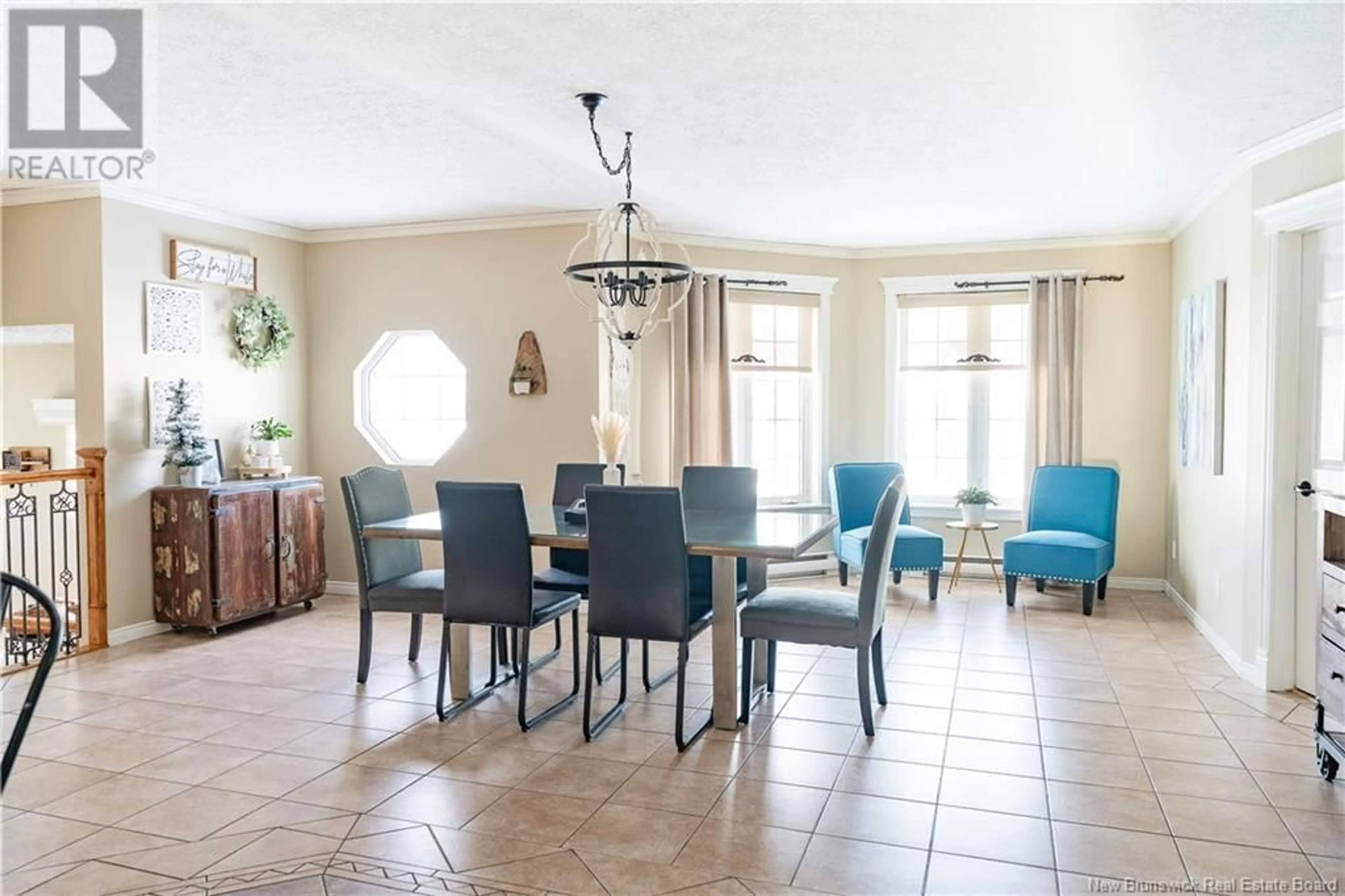 Dining room, ceramic/tile floor for 48 du Réservoir Street, Saint-Jacques New Brunswick E7B2X2