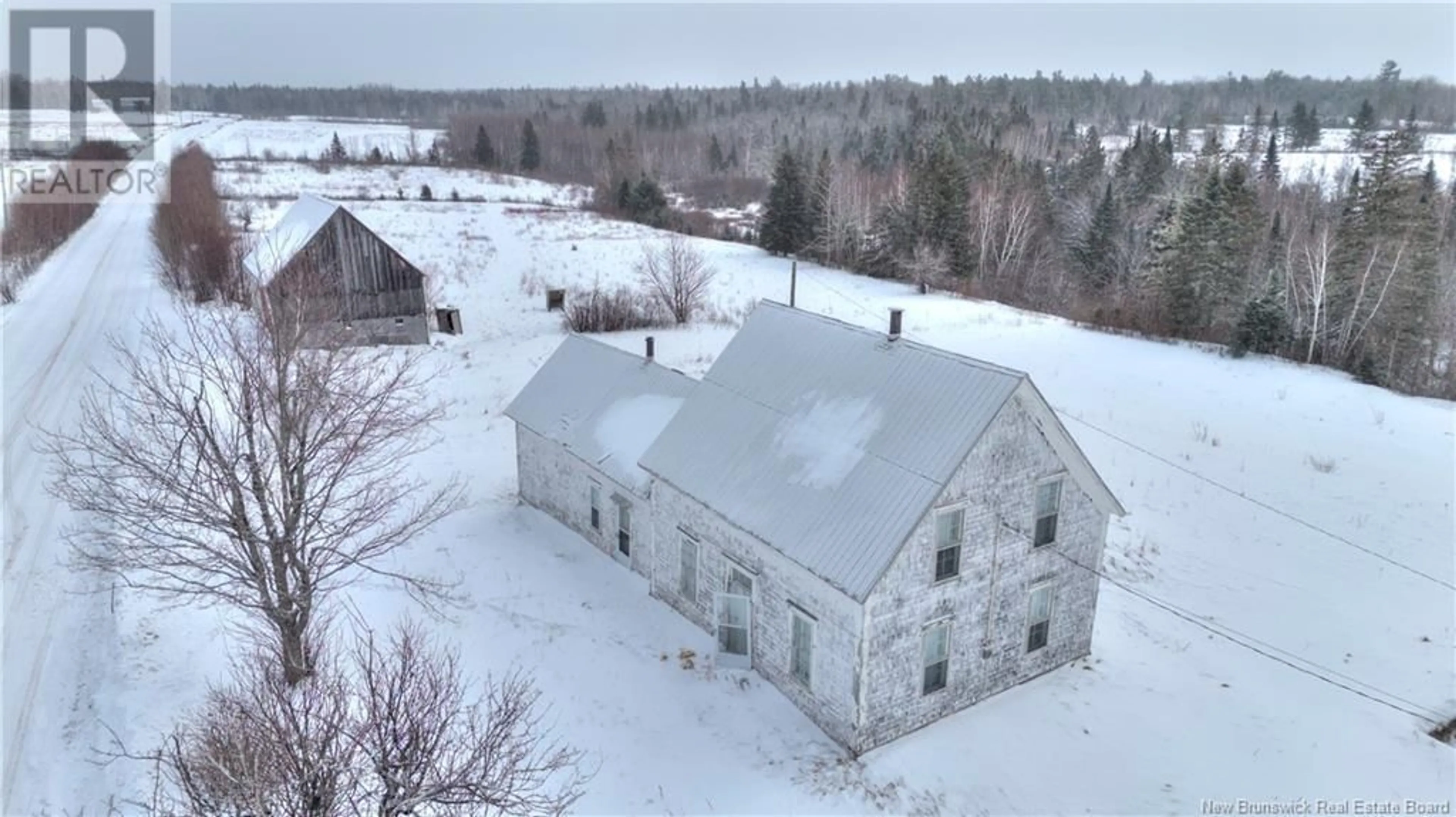 A pic from outside/outdoor area/front of a property/back of a property/a pic from drone, building for 14 Chemin Branche du Nord, Acadieville New Brunswick E4Y1Y7