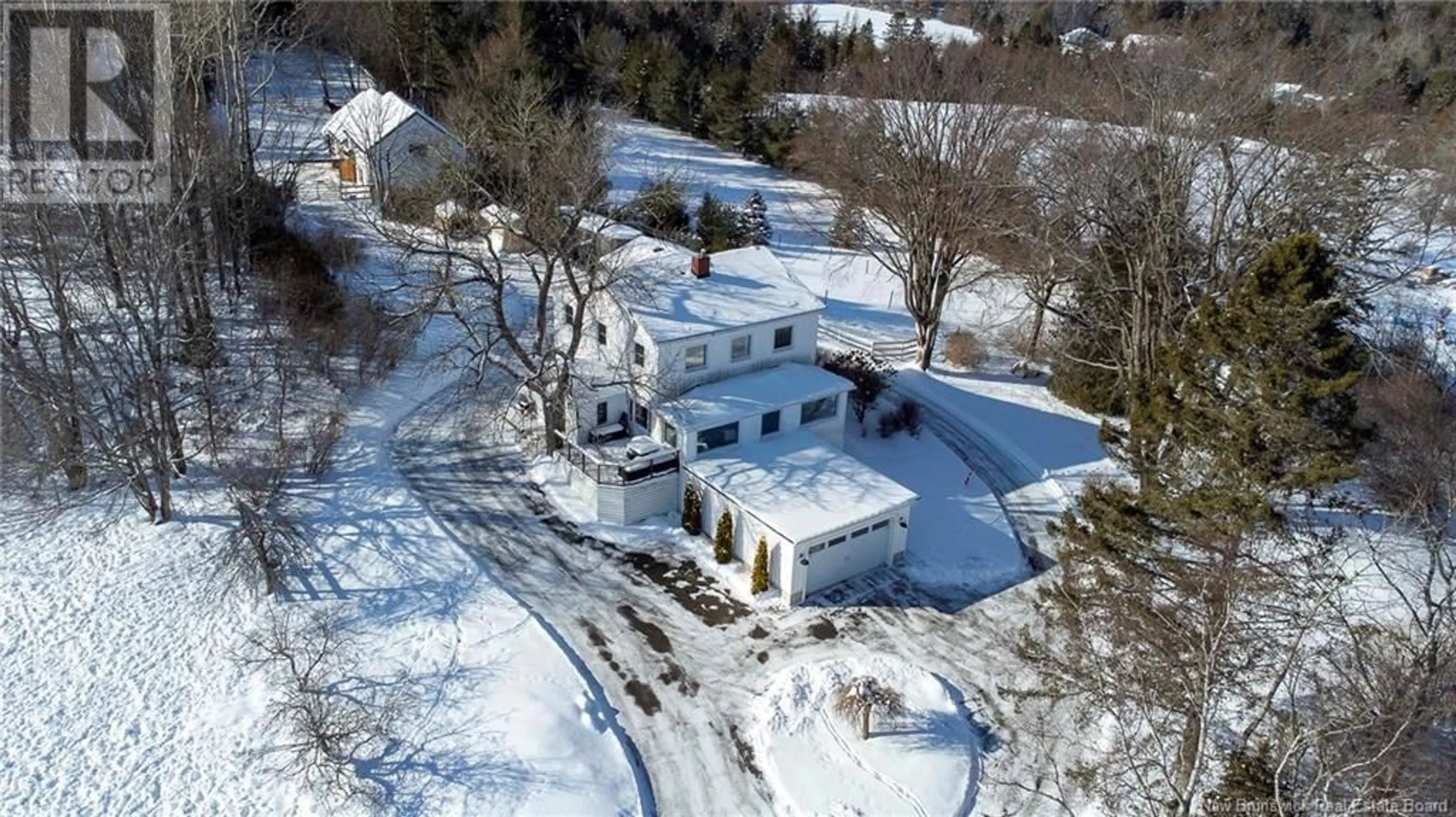 A pic from outside/outdoor area/front of a property/back of a property/a pic from drone, street for 199 NEREPIS Road, Grand Bay-Westfield New Brunswick E5K2Z7