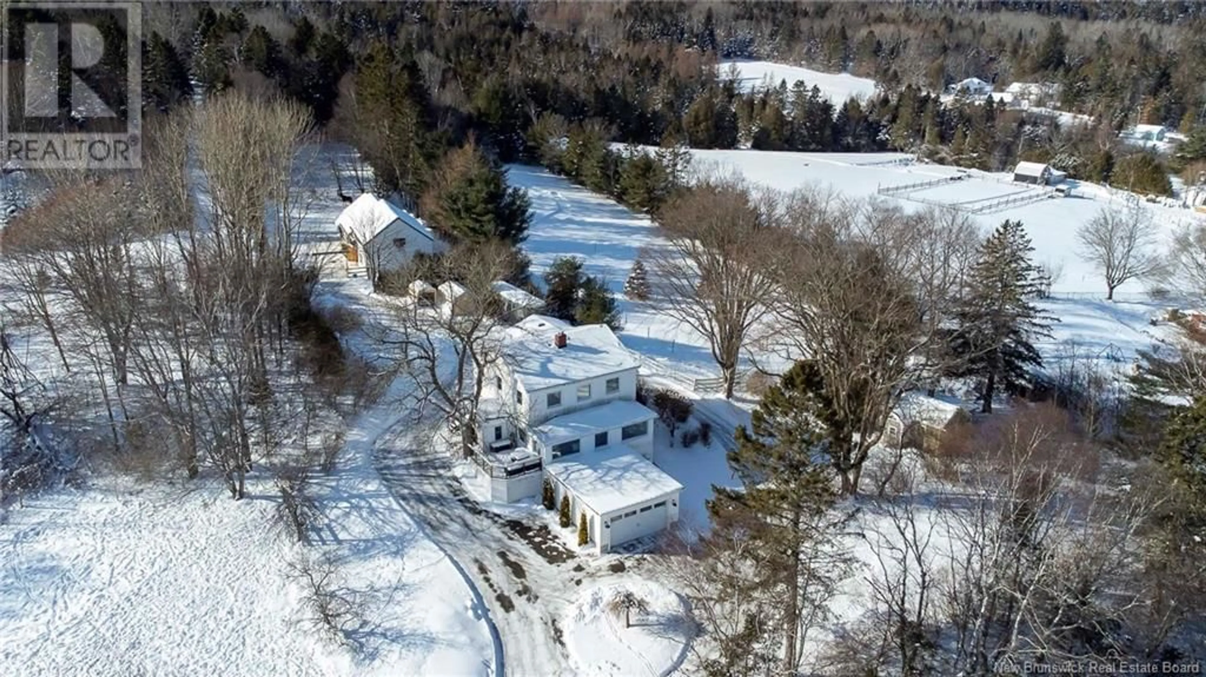 A pic from outside/outdoor area/front of a property/back of a property/a pic from drone, street for 199 NEREPIS Road, Grand Bay-Westfield New Brunswick E5K2Z7