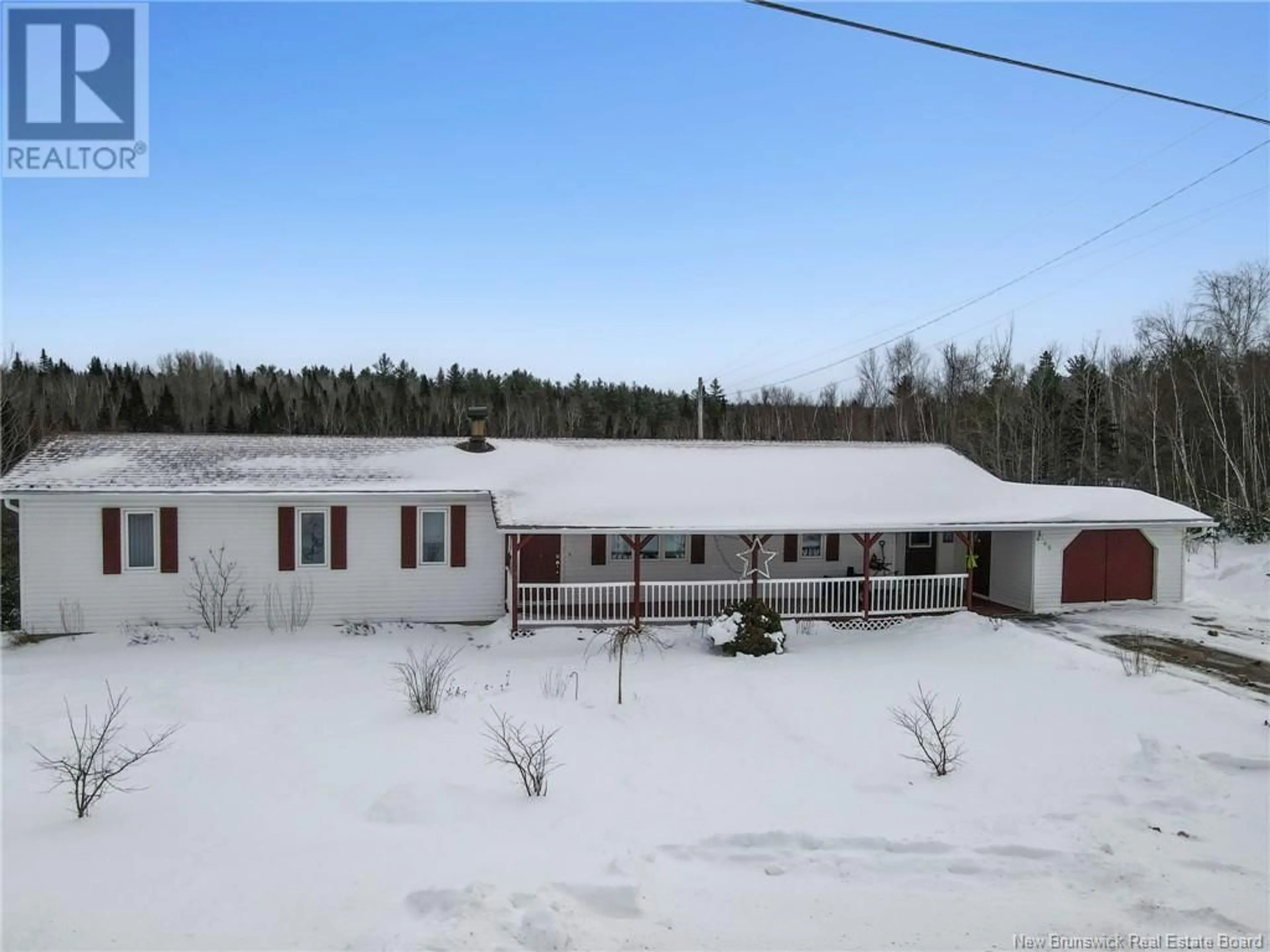 A pic from outside/outdoor area/front of a property/back of a property/a pic from drone, building for 1145 Tweedie Brook Road, Kouchibouguac New Brunswick E4X1M5