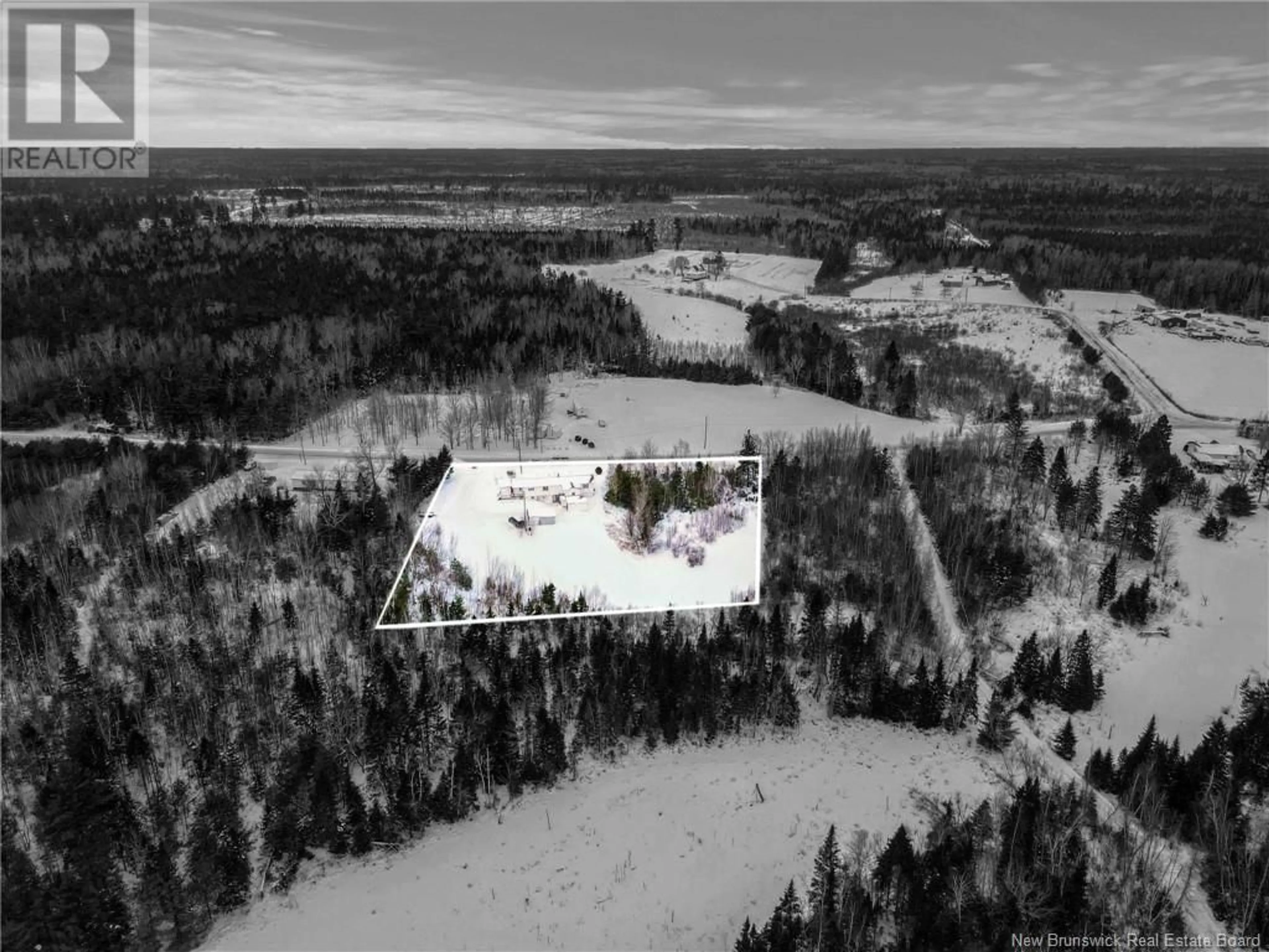 A pic from outside/outdoor area/front of a property/back of a property/a pic from drone, unknown for 1145 Tweedie Brook Road, Kouchibouguac New Brunswick E4X1M5