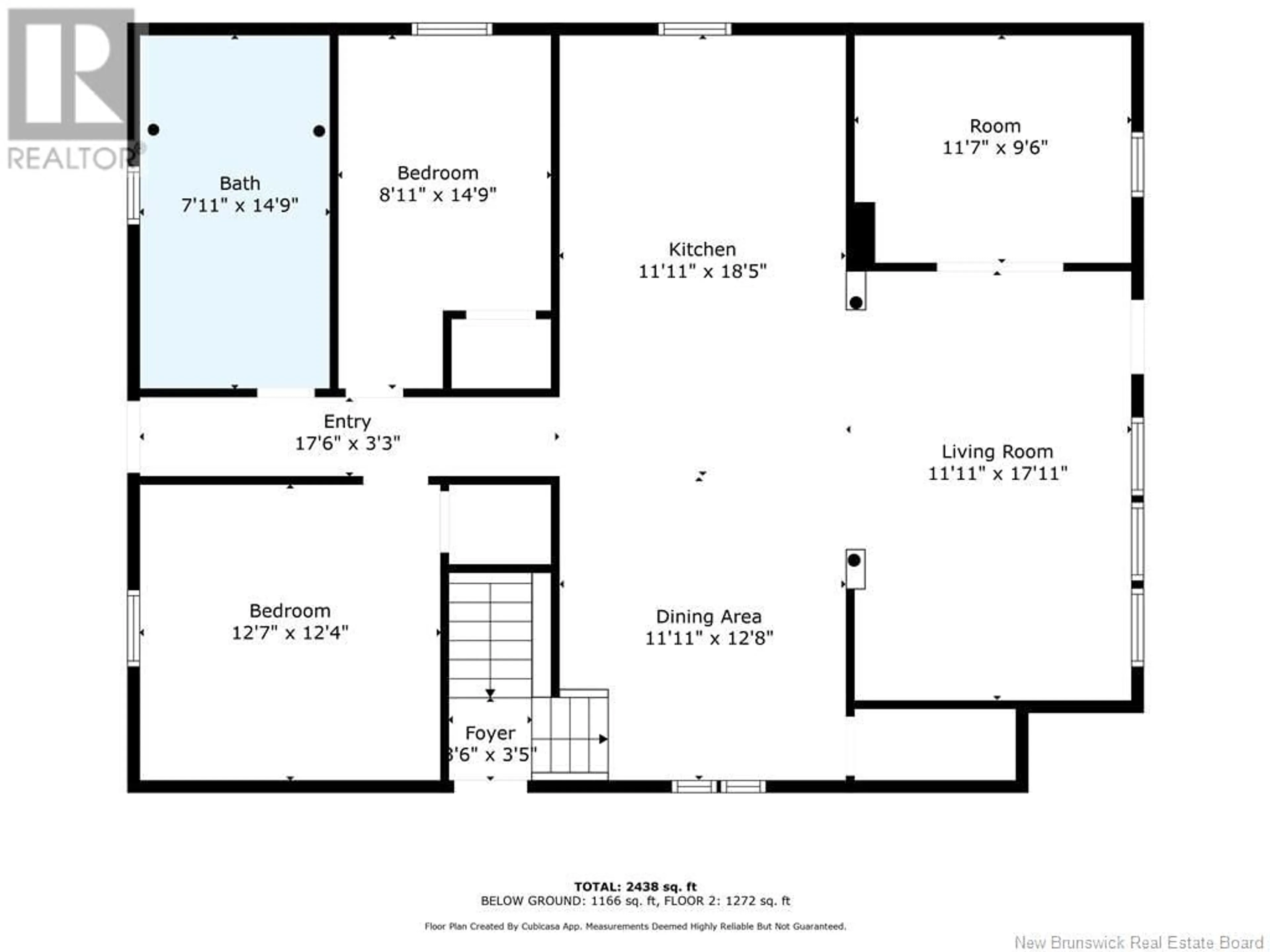 Floor plan for 1792 Rough Waters Drive, Bathurst New Brunswick E2A1Z8